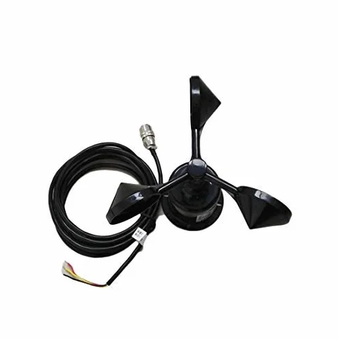 ISGOOD Anemómetro 9-30V 4-20mA 0-45m/s Sensor velocidad viento 3 tazas