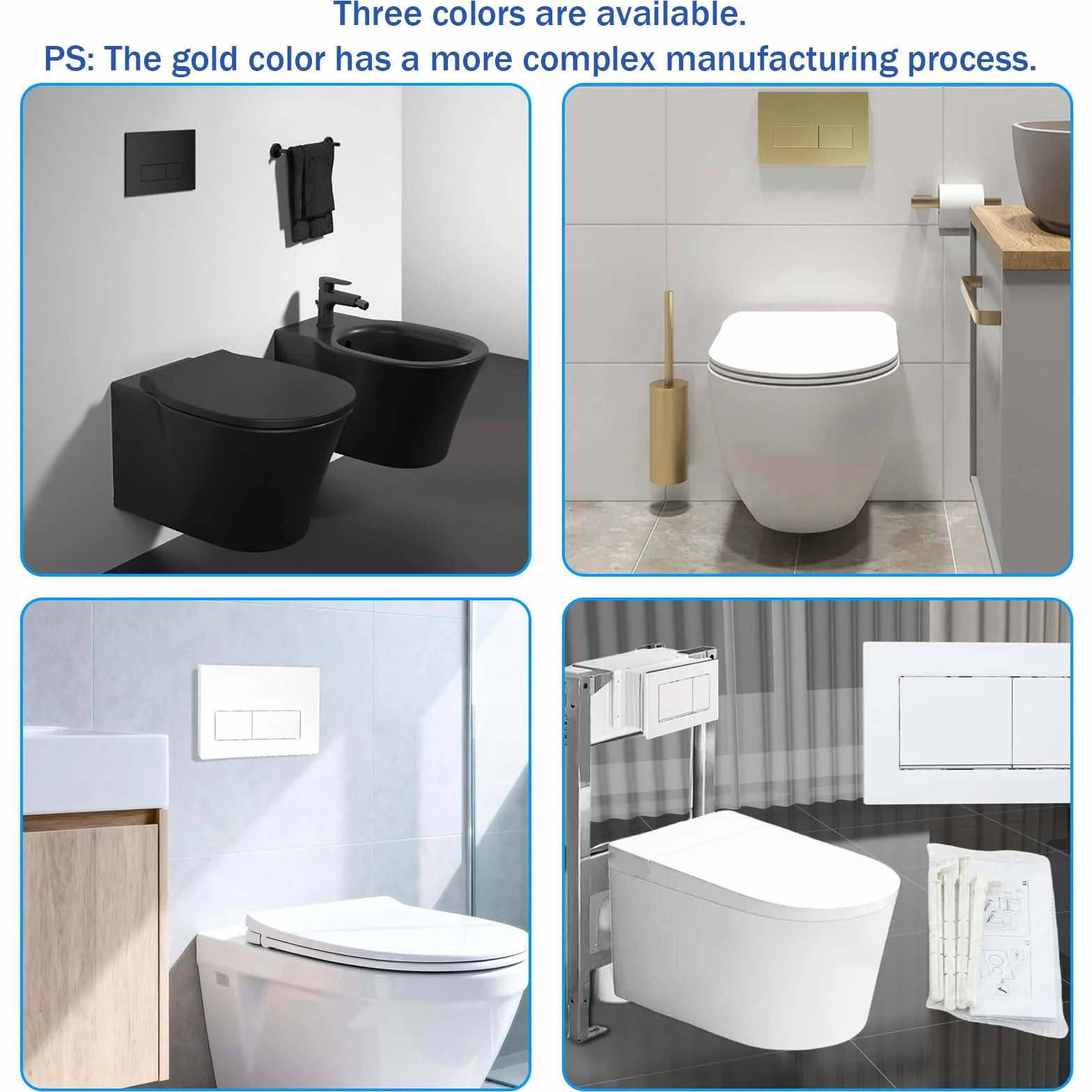 Geberit Sigma Placa De Pulsador Dorado Compatible Sigma 01 UP300 UP320 Inodoro Empotrada Kit Palanca Descarga Marco Instalación