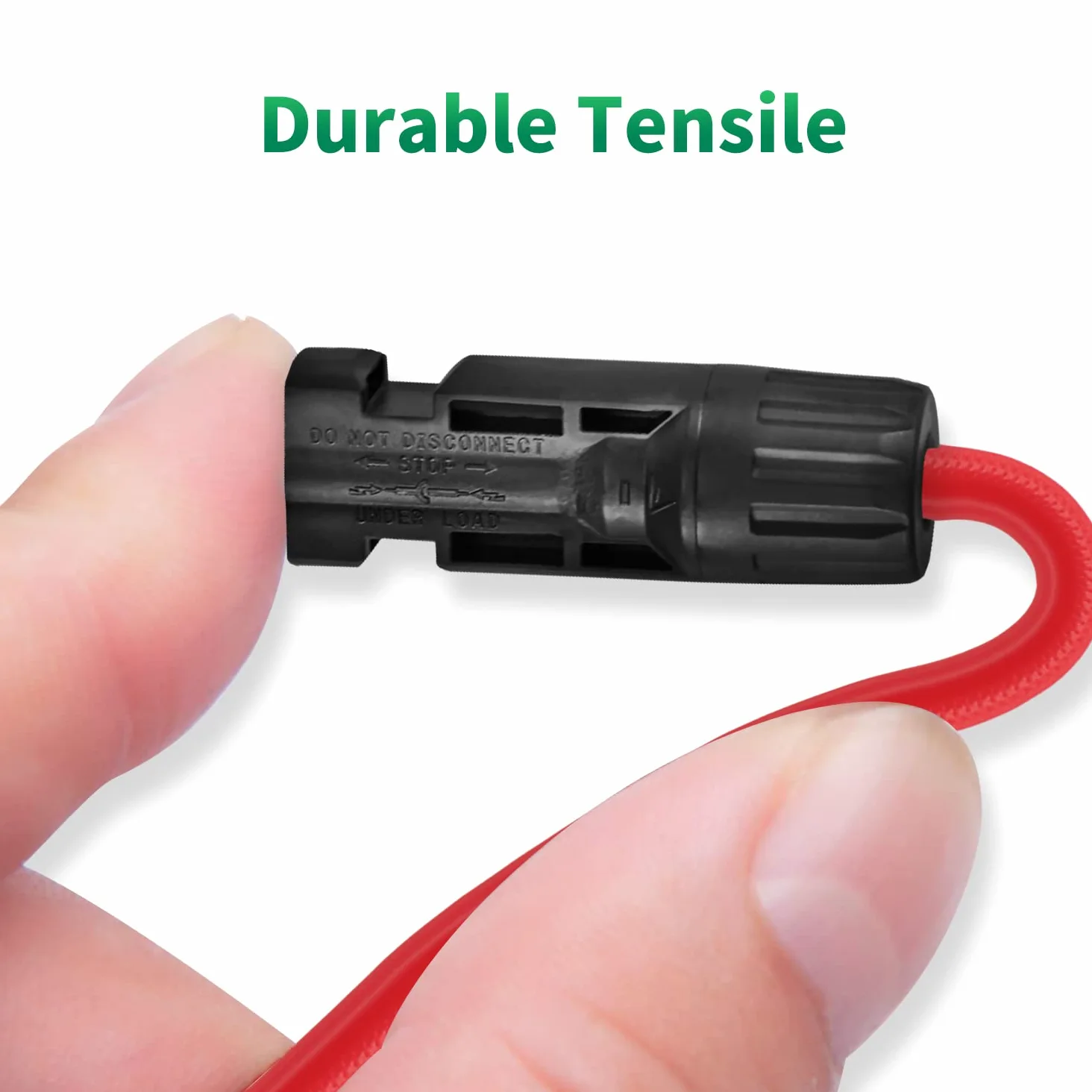 Conectores solares 4 a 1, adaptador paralelo de rama en Y para múltiples paneles solares (rojo y negro)