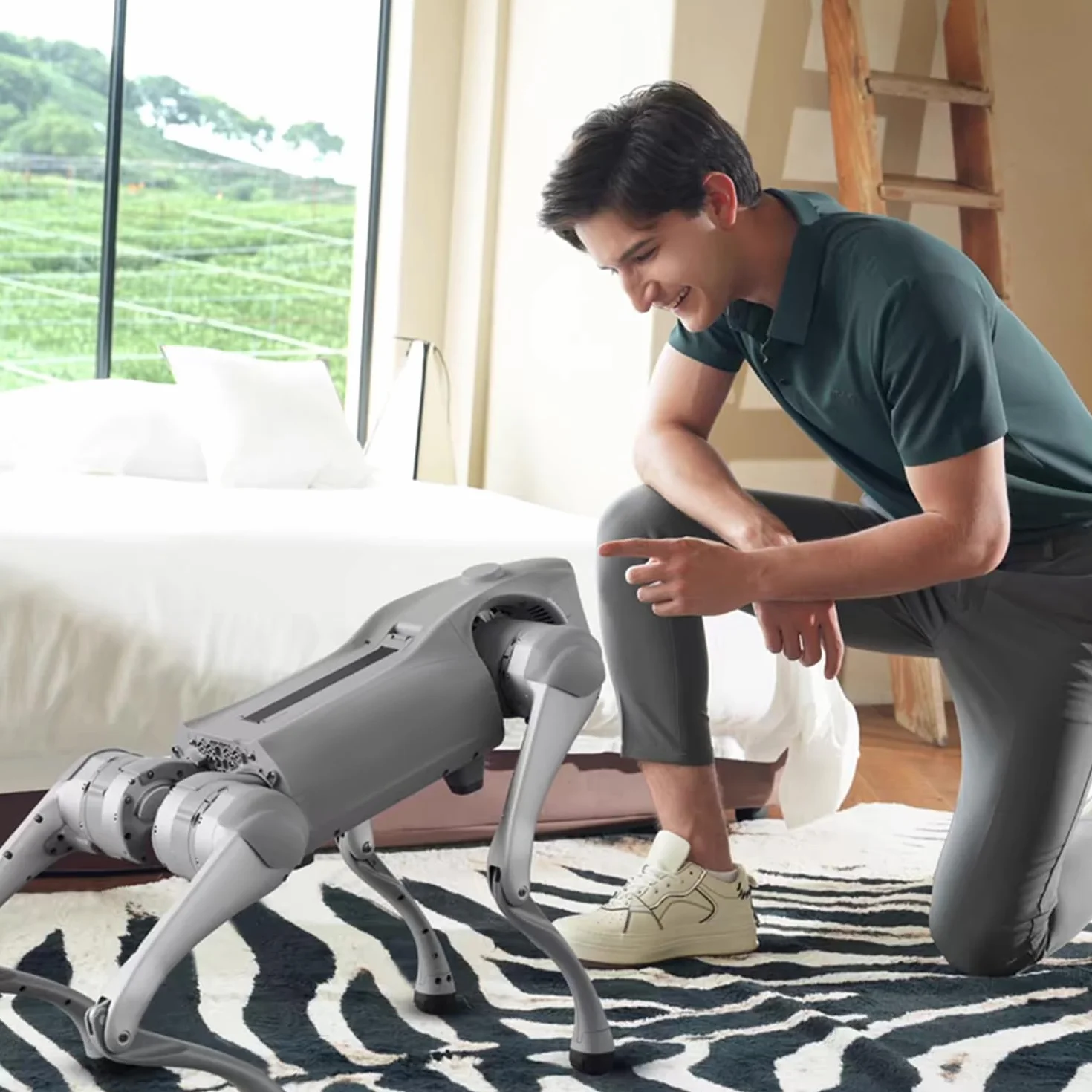 Unitree Go2 Robot Perro Cuadrúpedo Robótico con IA Integrada (Go2 Pro)