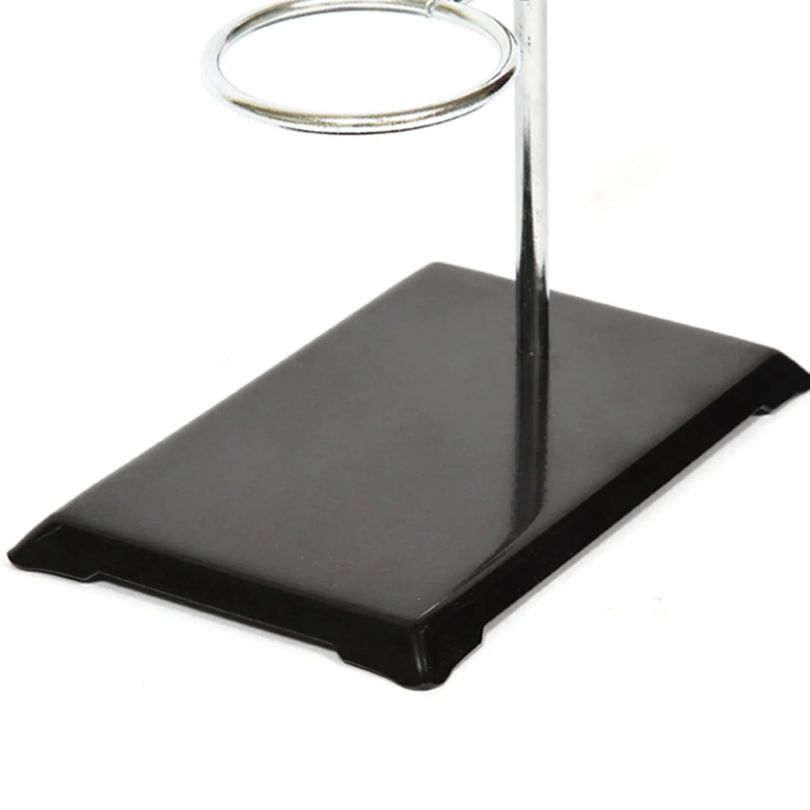Soportes de laboratorio de metal, abrazadera de bureta forrada de corcho con 4 anillos de retorta (2 pulgadas, 3 pulgadas)