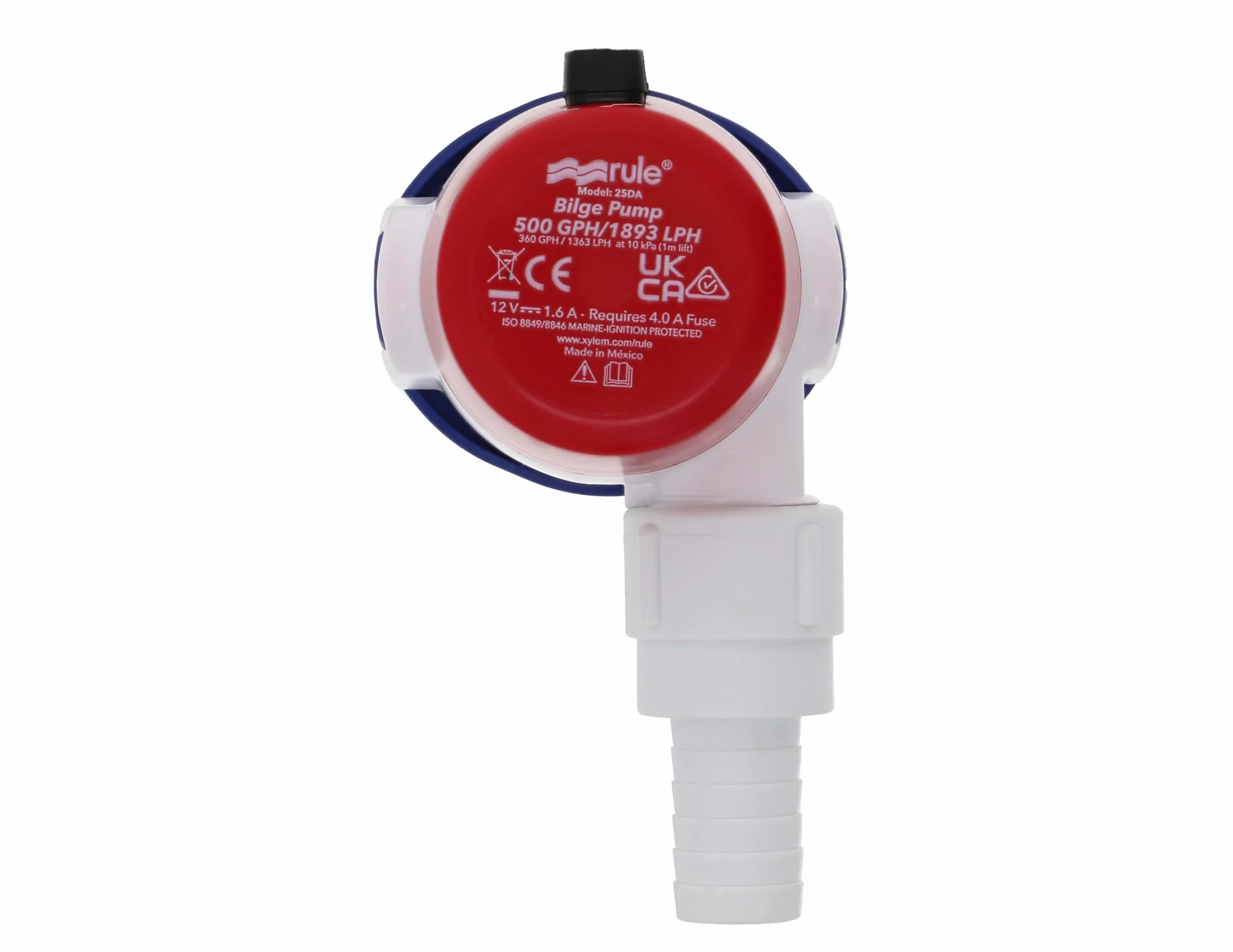 BOMBA RULE SUM. 500 GPH. 12V.