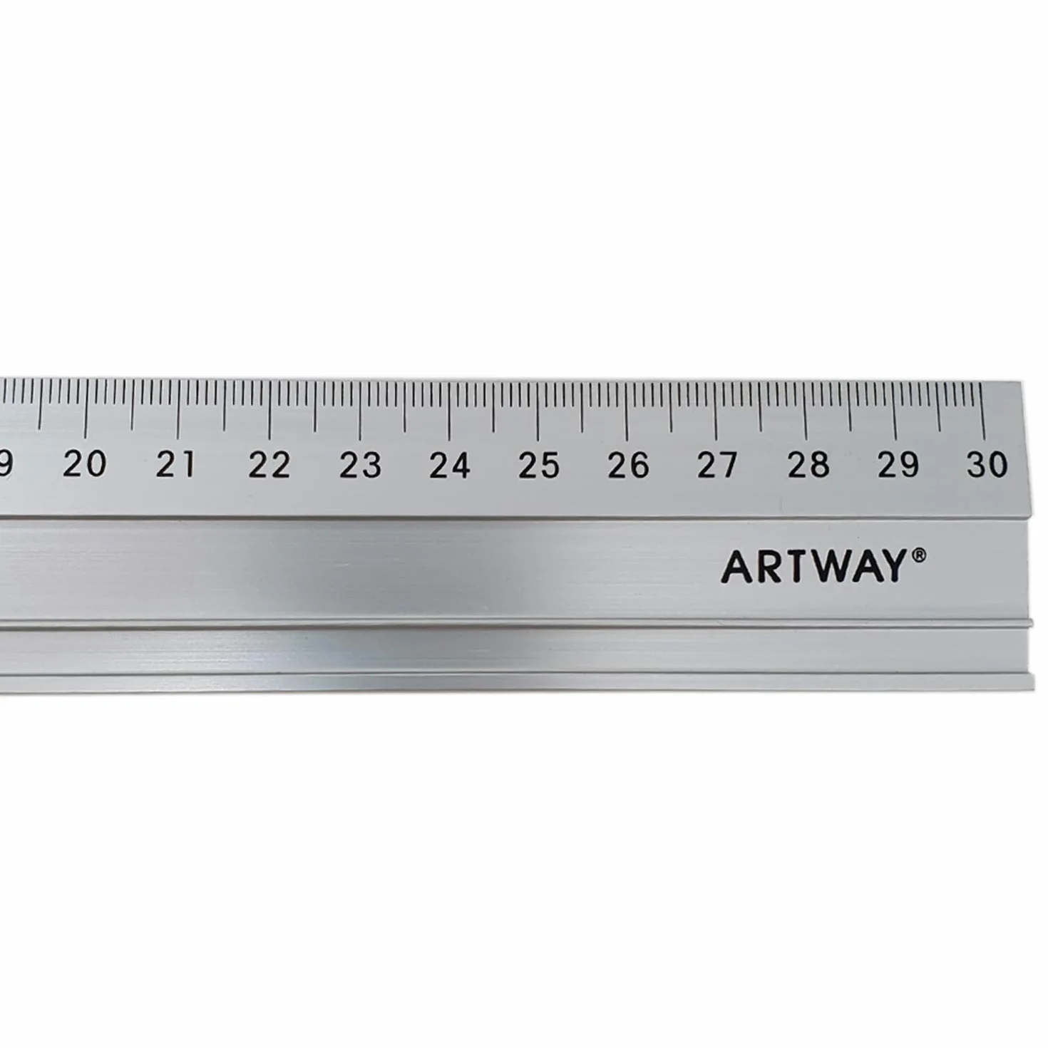 Artway Regla de aluminio con borde de corte 30 cm