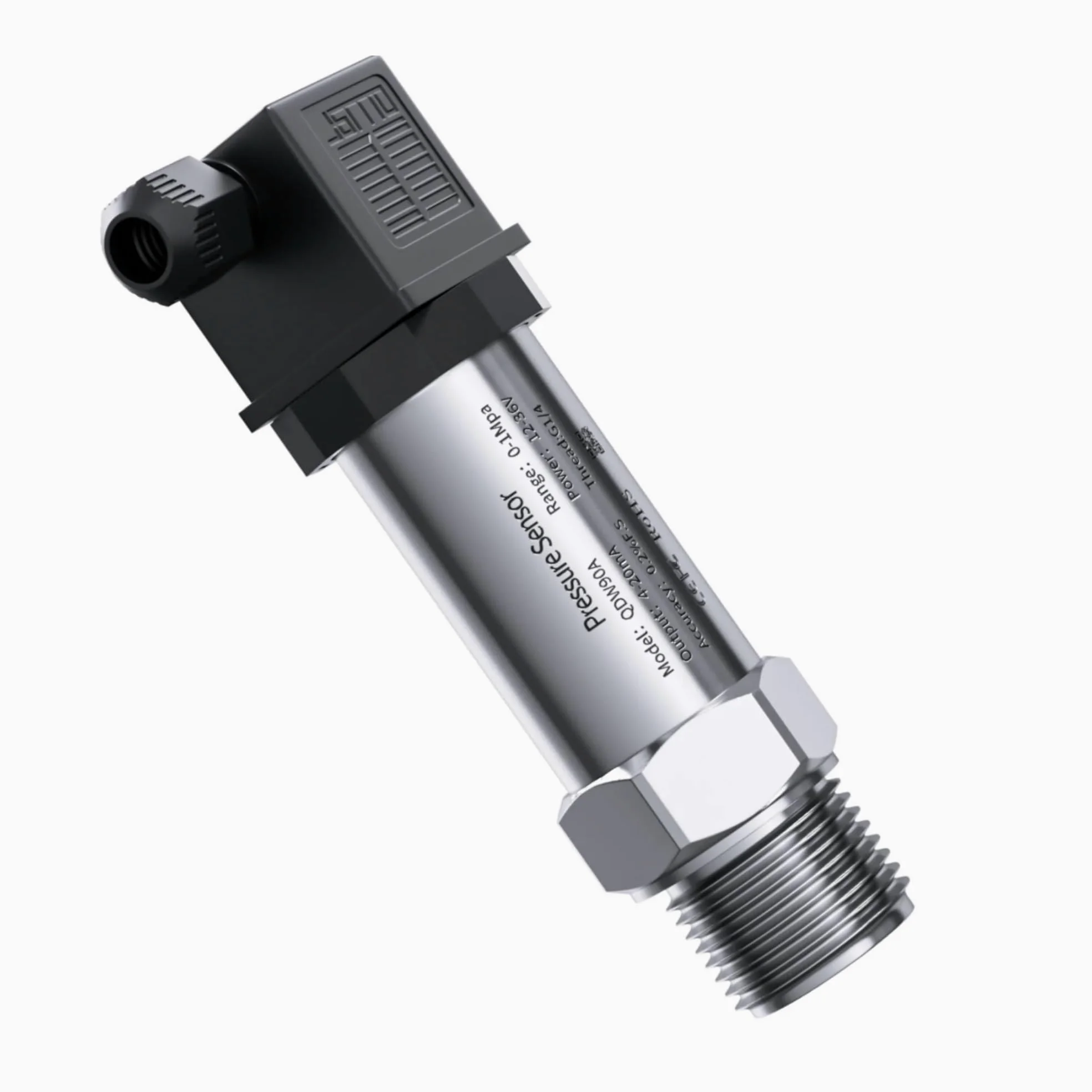Transmisor de presión pequeño 0-1bar 0-5bar 0-10bar Sensor aire agua 4-20mA M20-1.5 transductor rosca G1-4 1 Uds(G1-4 thread,0-100bar)