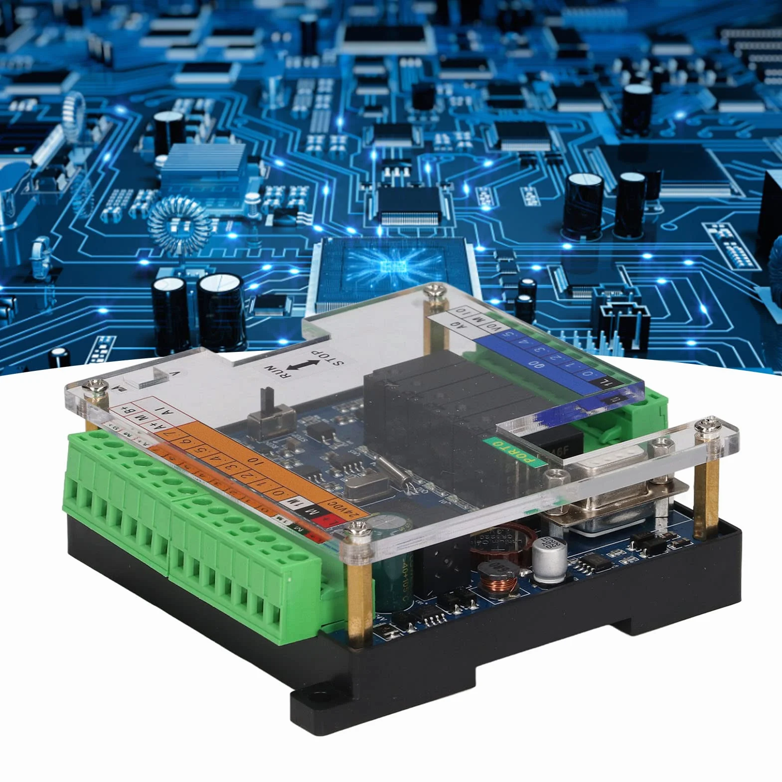 Placa De Control Industrial Controlador Lógico Programable PLC CPU 222XP Accesorio Compatible Con S7 200 Para Control 24V DC