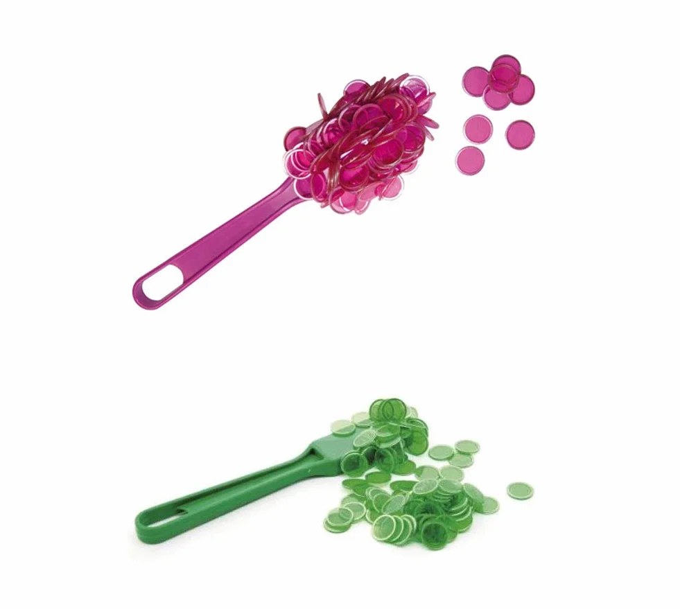 Varitas Recoge fichas Bingo magnéticas Pack 2 + 200 fichas Colores Variados
