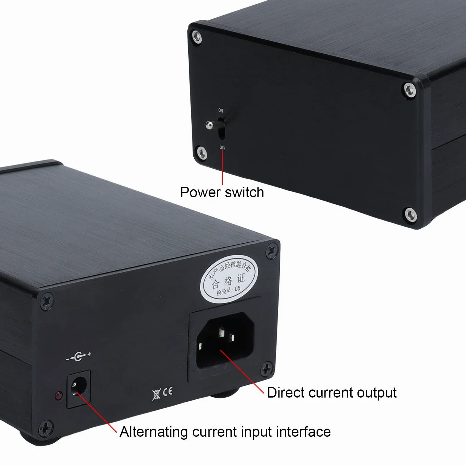 Fuente de Alimentación Lineal, Fuente Estabilizada de Voltaje CA 250 V para Laboratorio para Mesa de Trabajo para el Hogar (7V)