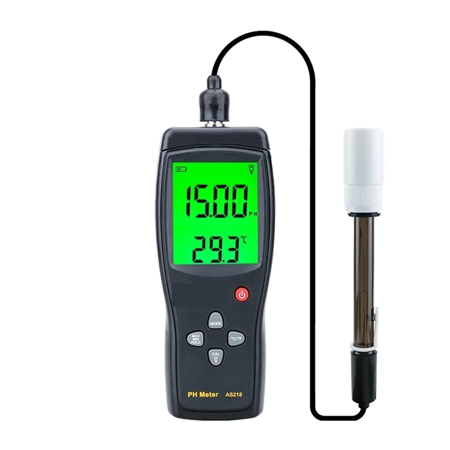 Medidor Digital de calidad del agua rango 0,00~14.00pH probador PH acuario piscina líquido acidez medidor,Extensamente probado