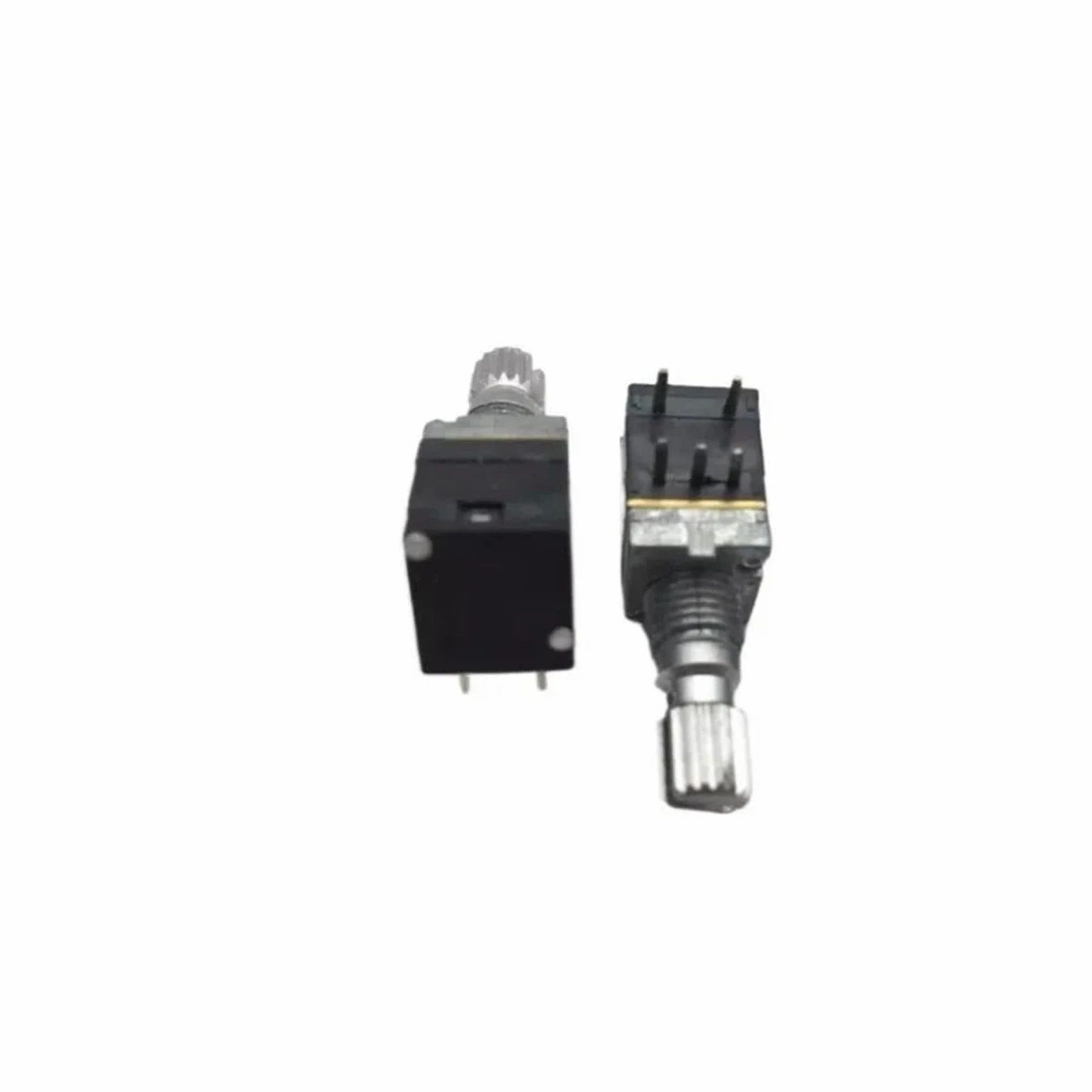 Potenciómetro único de 30 Uds con interruptor A50K longitud del eje 15MM dentado