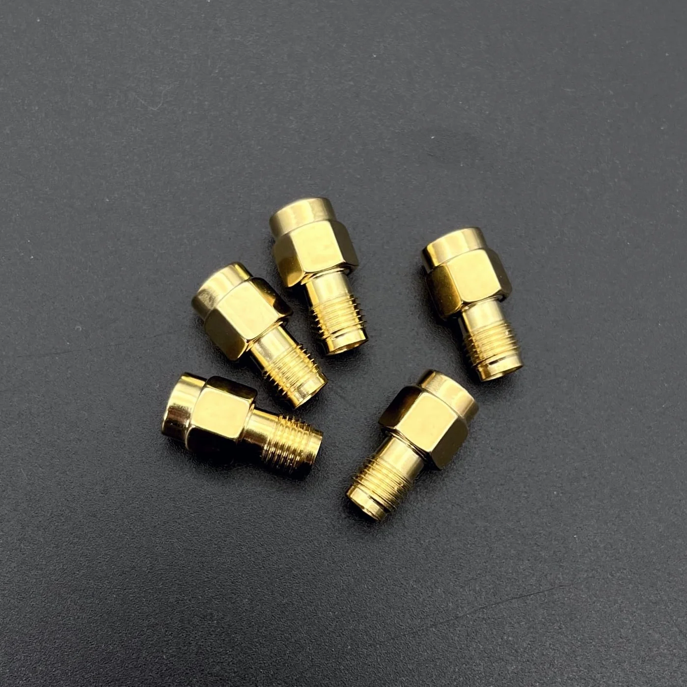 Adaptador Coaxial RP-SMA Macho a SMA Hembra para Antena, Amplificador, Cable RF