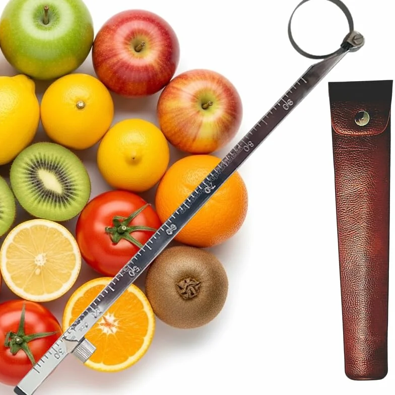 Calibrador de lazo de Frutas Medianas, 30 a 95 mm. | Calibre de frutas y hortalizas | APTO uso alimentario | Ref. CalfrutC1