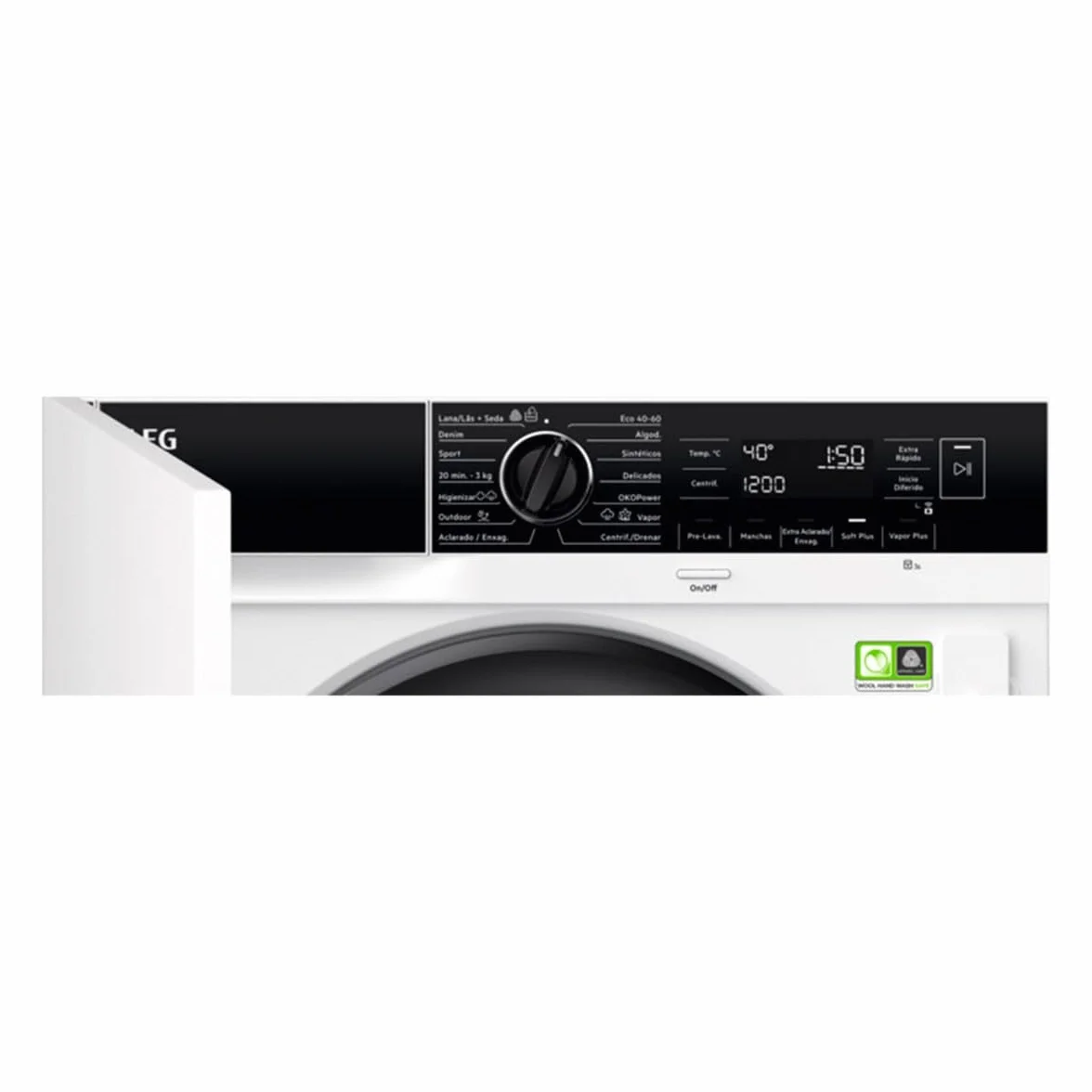 AEG LFN8E8436C Lavadora de Carga Frontal Integrable 8 Kg 1400rpm Motor Invert Dark Silver