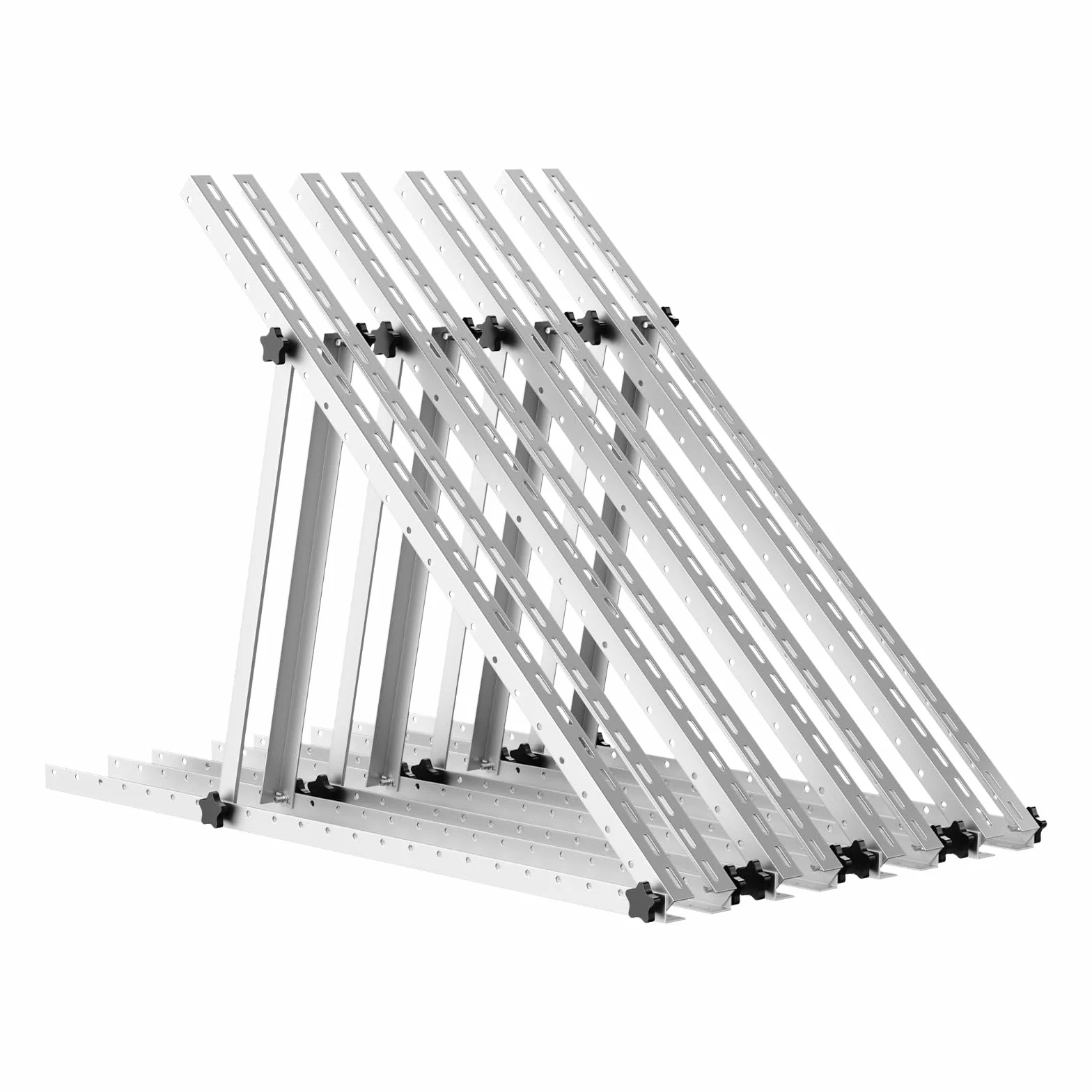4 juegos de 47 pulgadas de anodización de 47 pulgadas, soportes de montaje ajustables para panel solar, patas inclinables plegables, soporte de paneles solares de 100, 200, 300, 400, 500 W, 4-8 (4PCS)