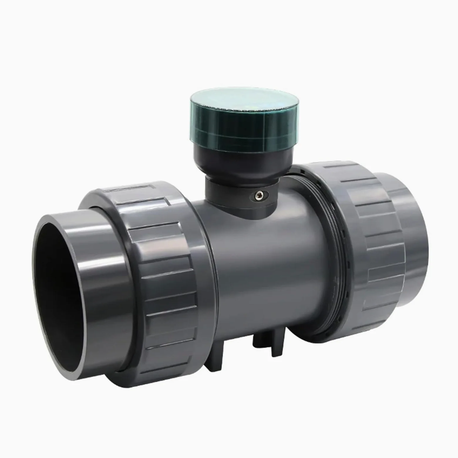 Medidor De Flujo con Pantalla Digital Inteligente De Alta Precisión, DN25-80, Medidor Electrónico RS485, Sensor De Flujo De Agua LCD For Riego De Granja/jardín(DN25,Without Display)