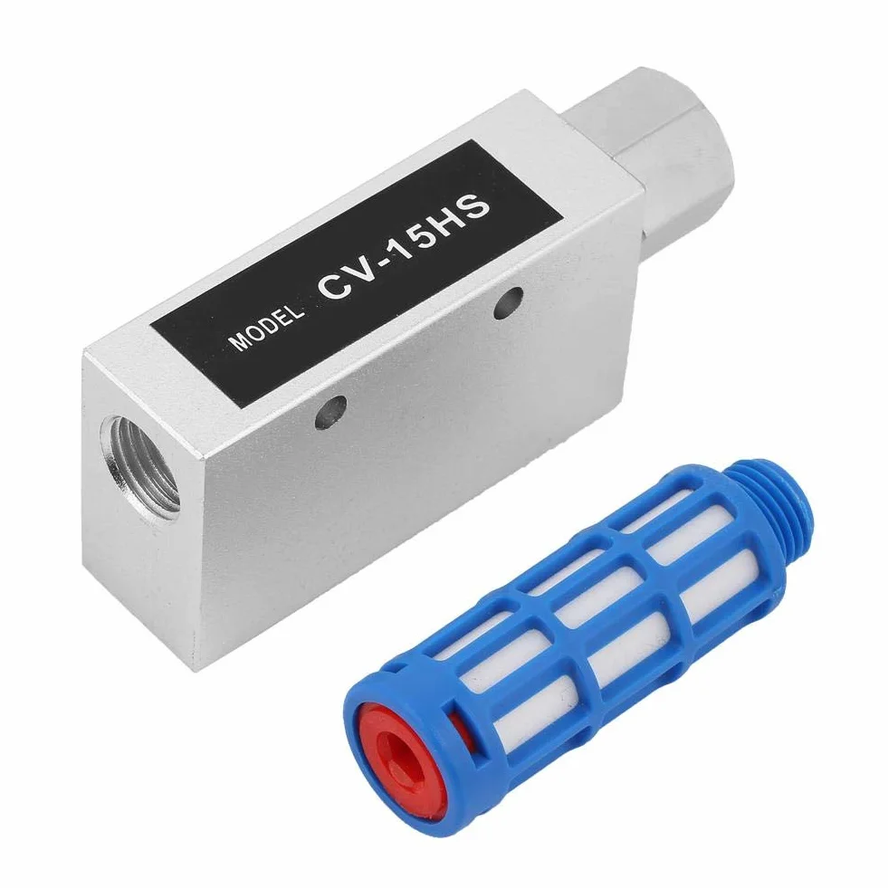 Generador de vacío CV-15HS Eyector de Aire neumático con silenciador