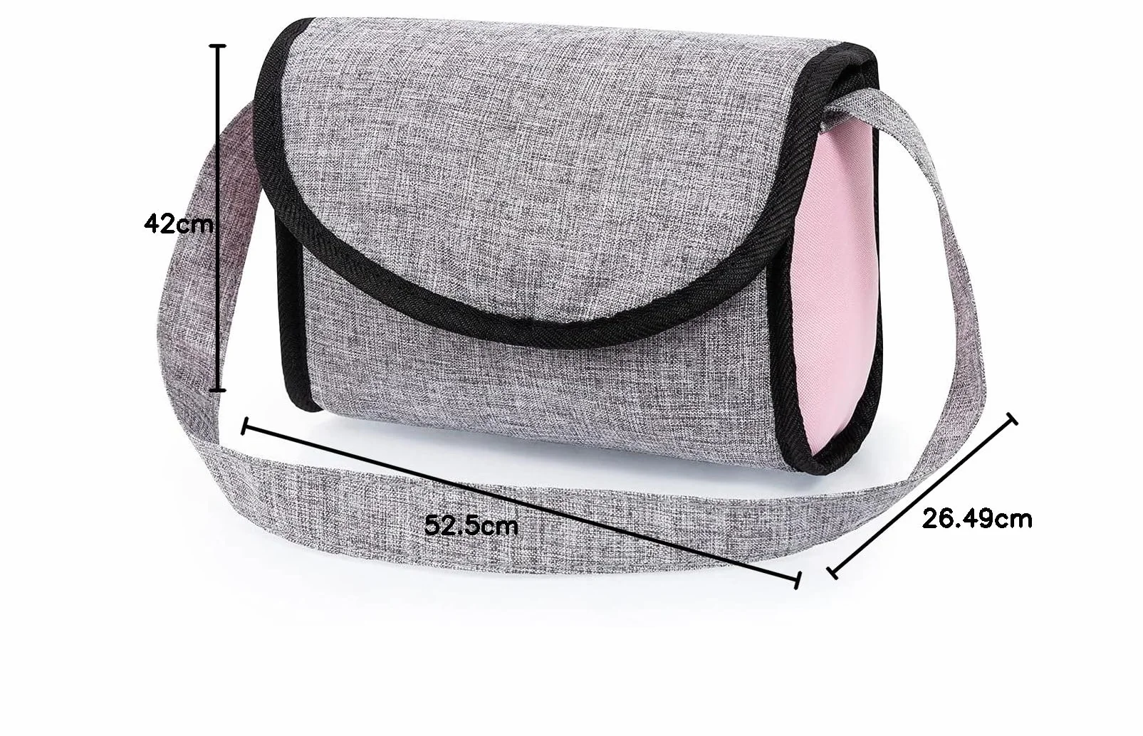 Bayer Design Sillita de Paseo para Muñecas con Cama, Alfombra y Bolsa