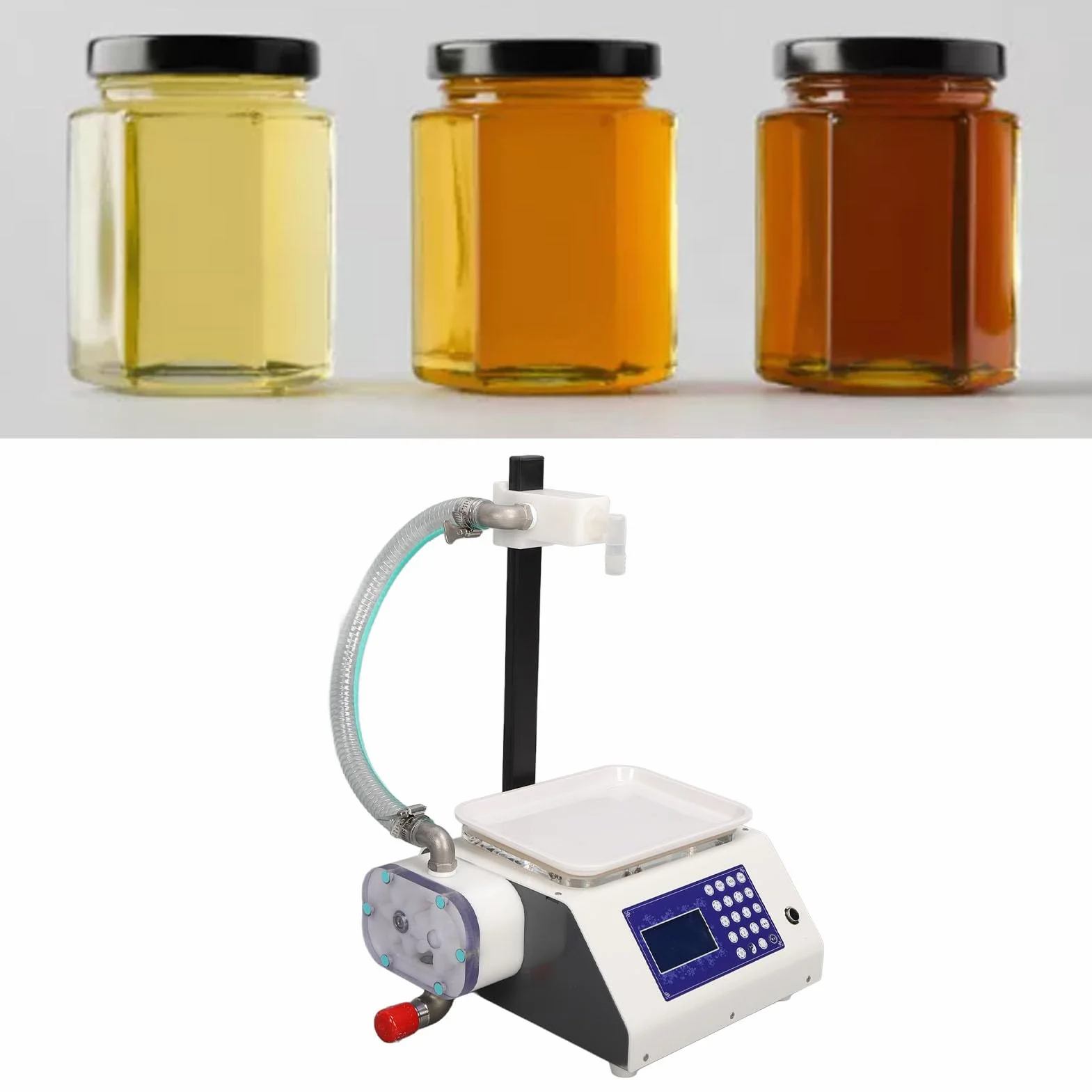 Máquina Llenadora de Miel Llenadora Inteligente de Barras Pesaje de Líquidos Máquina Automática de Enlatado Cuantitativo Máquina Separadora CNC Máquina Llenadora de Barras de Pub