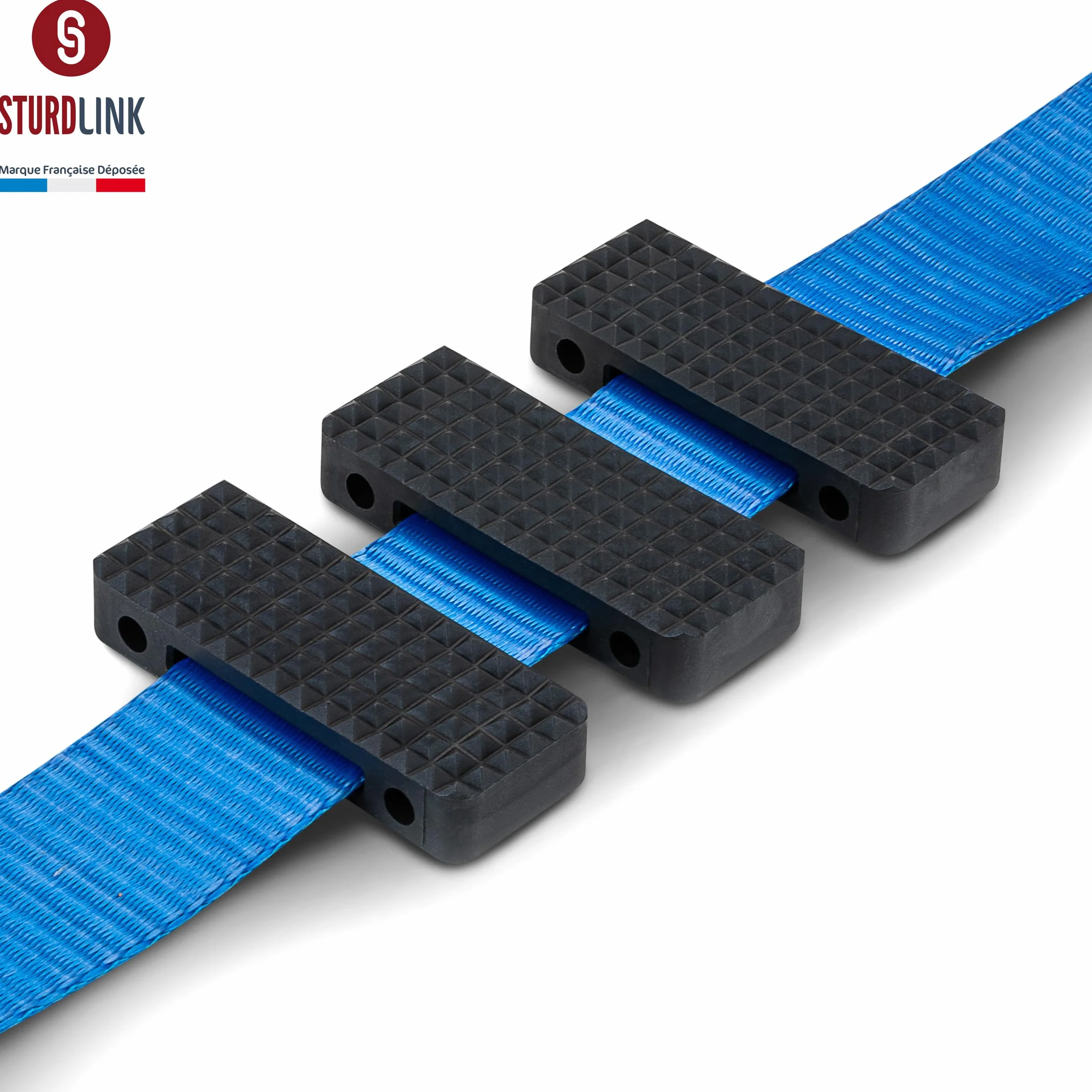 Sturdlink® Cinchas para Portacoches 50mm 2.5m 5000kg x2 Correa de Amarre con Trinquete