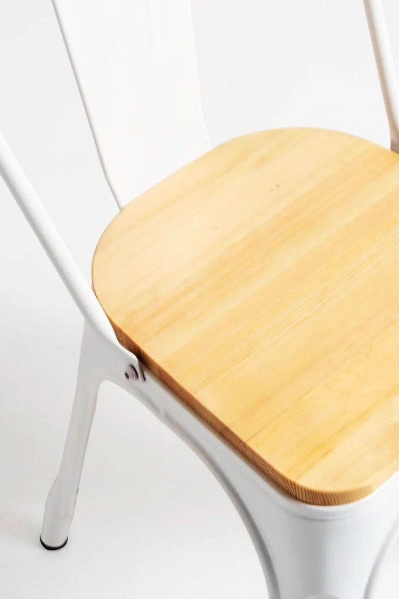 Regalos Miguel - Packs Sillas Comedor - Pack 2 Sillas Torix Madera Natural - Blanco