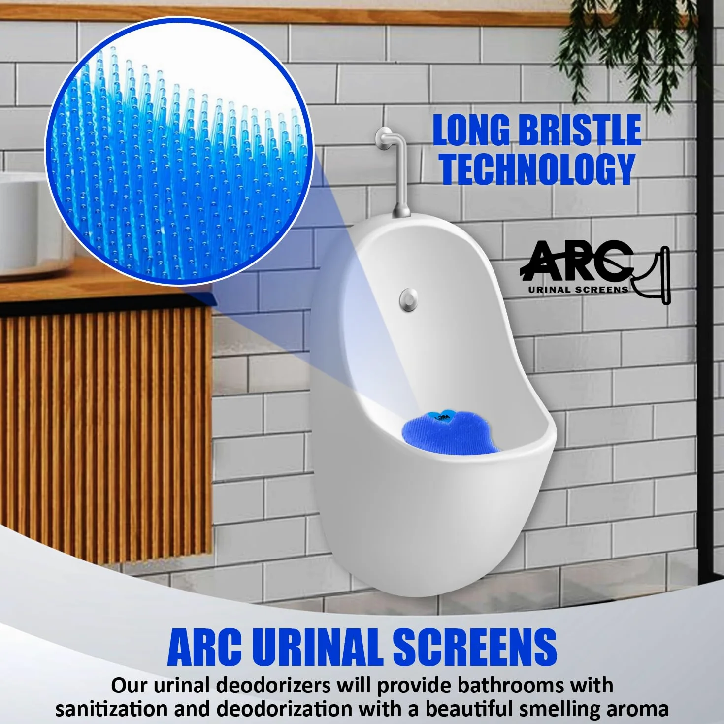 Desodorante antisalpicaduras para orinal (paquete de 10) | Pastel de orinal | Aroma de larga duración para eliminar olores | Utilizado para baños en bares, restaurantes, escuelas