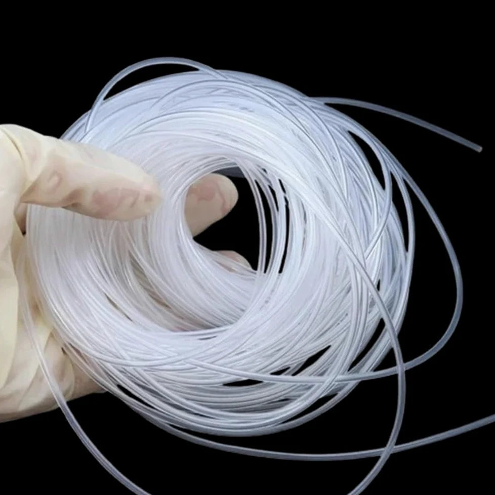 Tubo de silicona Flexible de 1 metro, manguera de goma de silicona transparente de 0,5mm a 50mm de diámetro interior, tubo de refrigeración al vacío(46 * 54mm)