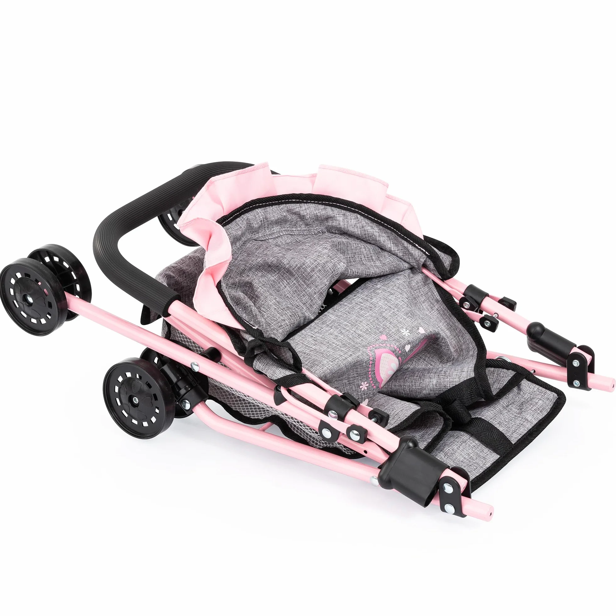 Bayer Design Sillita de Paseo para Muñecas con Cama, Alfombra y Bolsa