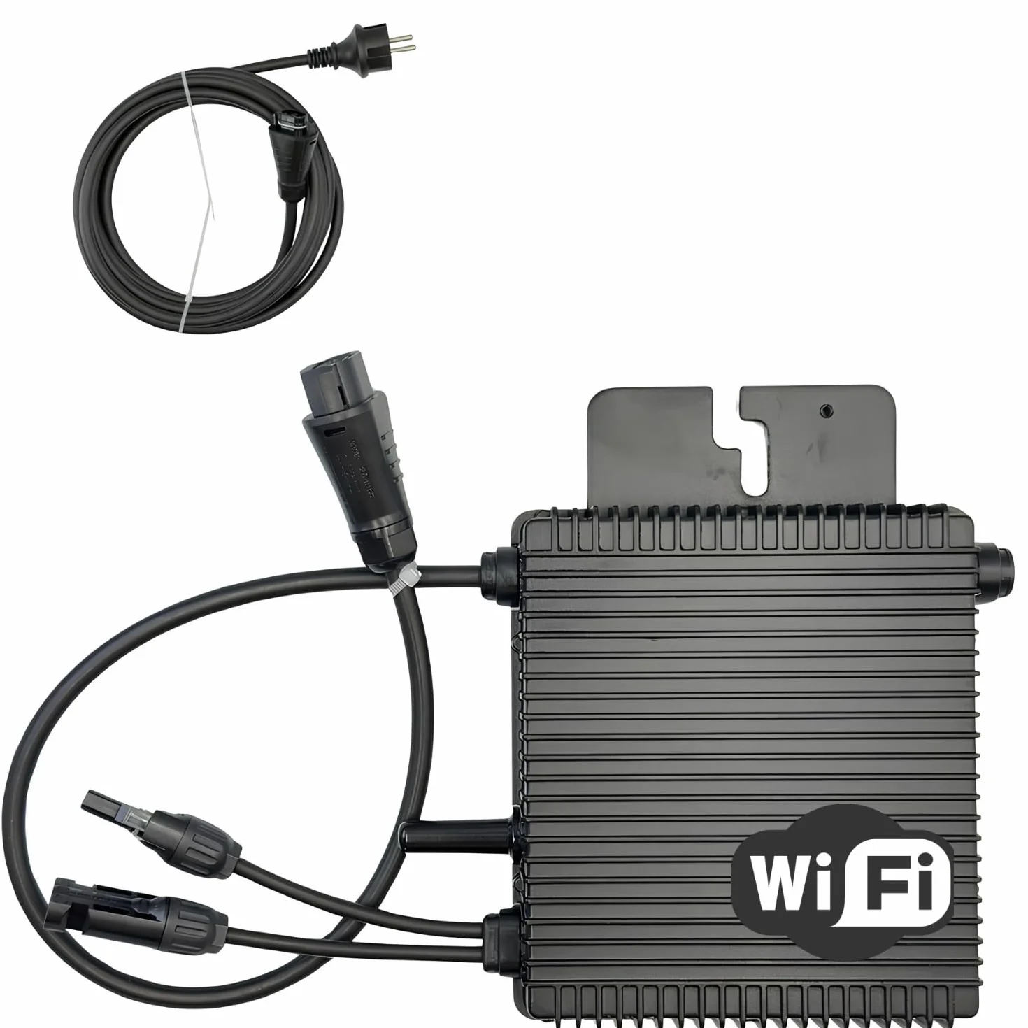 Hoymiles HMS-500W-1T - Microinversor de 500 W, WiFi y Bluetooth, para 1 panel solar + cable AC Plug & Play HMS 5 m