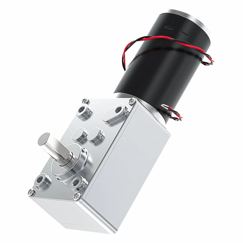 Motorreductor de engranaje helicoidal reversible 12V 30 RPM 8mm