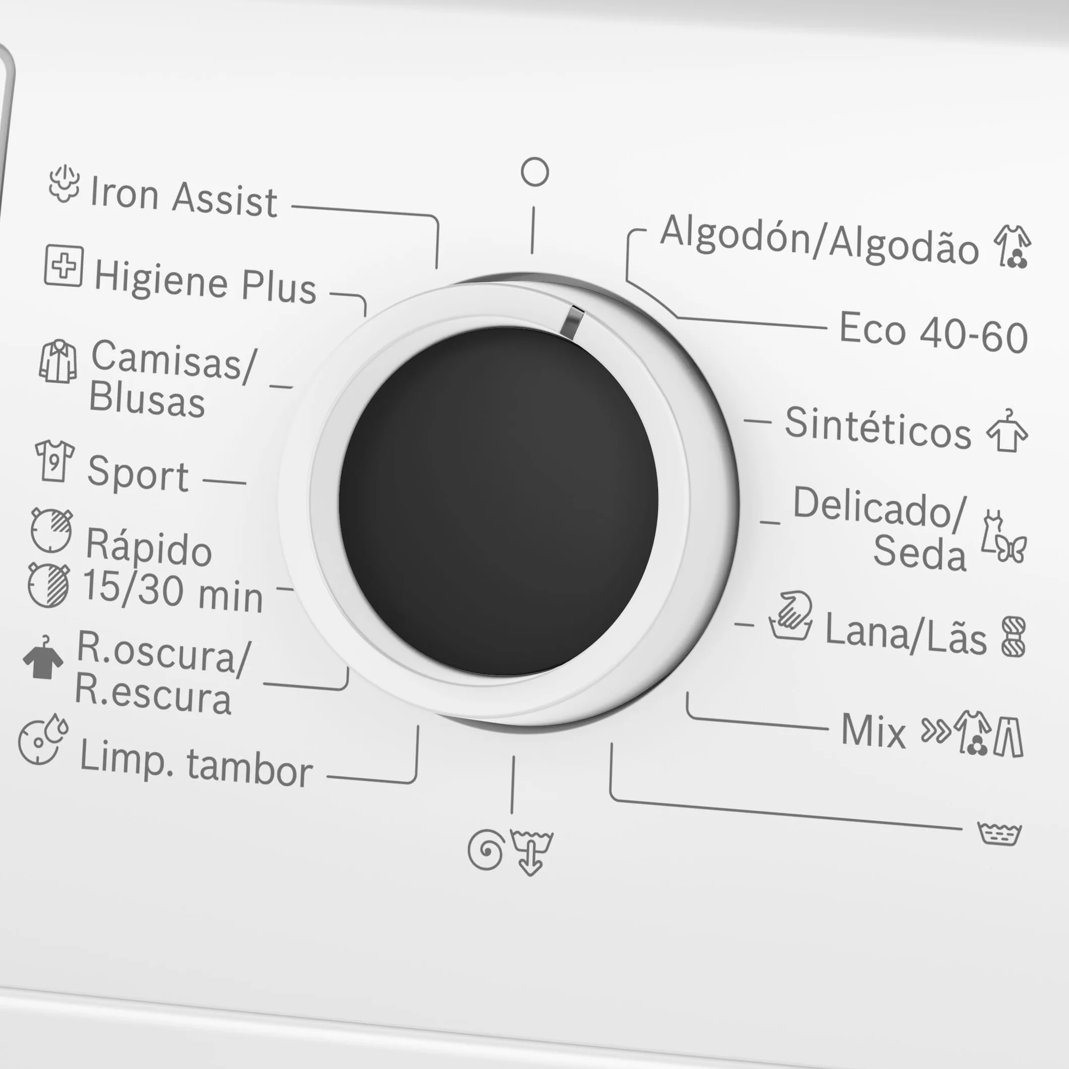 Bosch Lavadora Serie 4 8 kg Iron Assist biała WAN24280ES