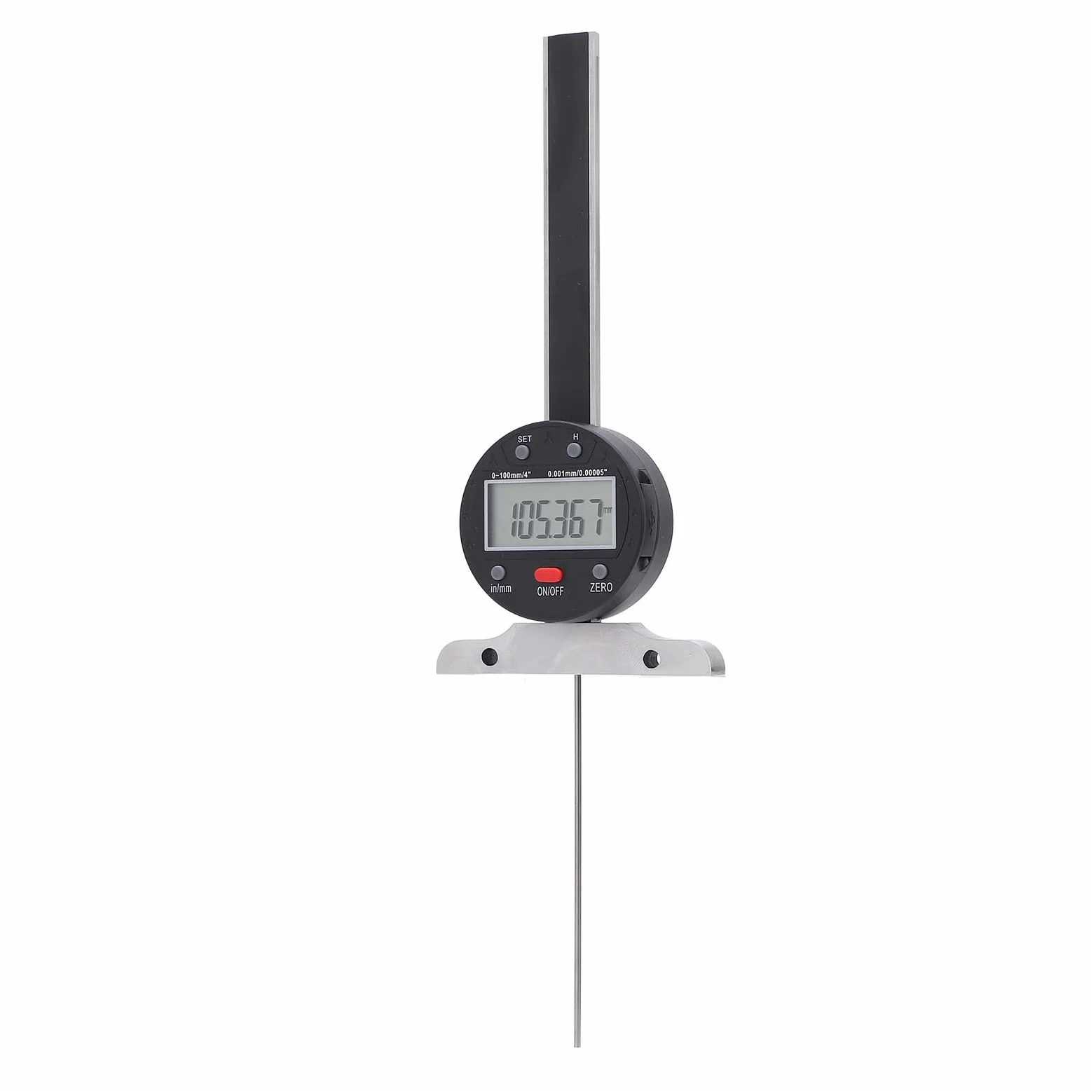 KIMISS Herramienta de Medición Electrónica con Medidor de Profundidad Digital con Pantalla LCD para una Medición Precisa de la Profundidad de la Banda de Rodadura y una Transferencia de Datos Perfecta
