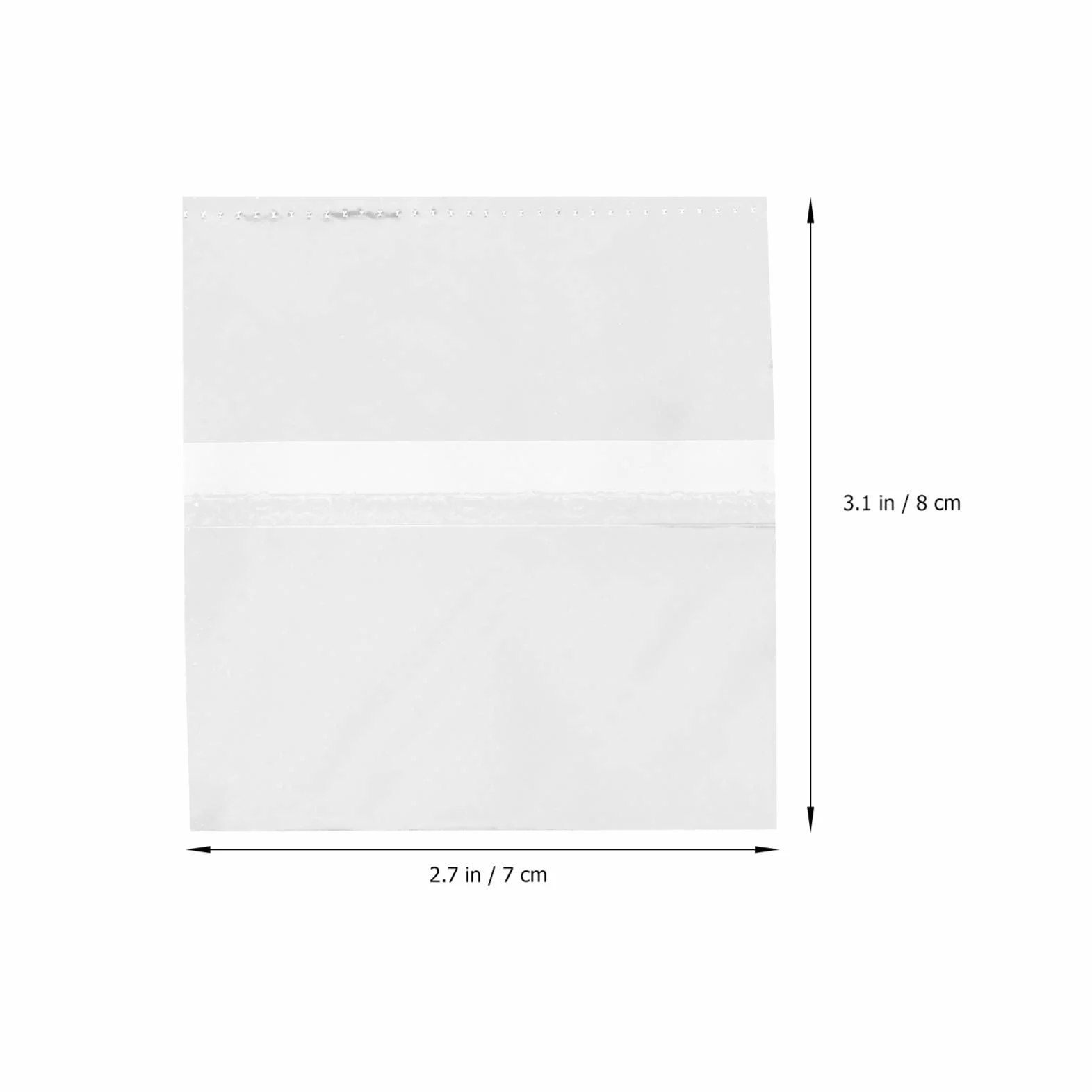 Scicalife Lote 200 Láminas Retráctiles 80x70 mm Transparente Perforadas Película Termorretráctil