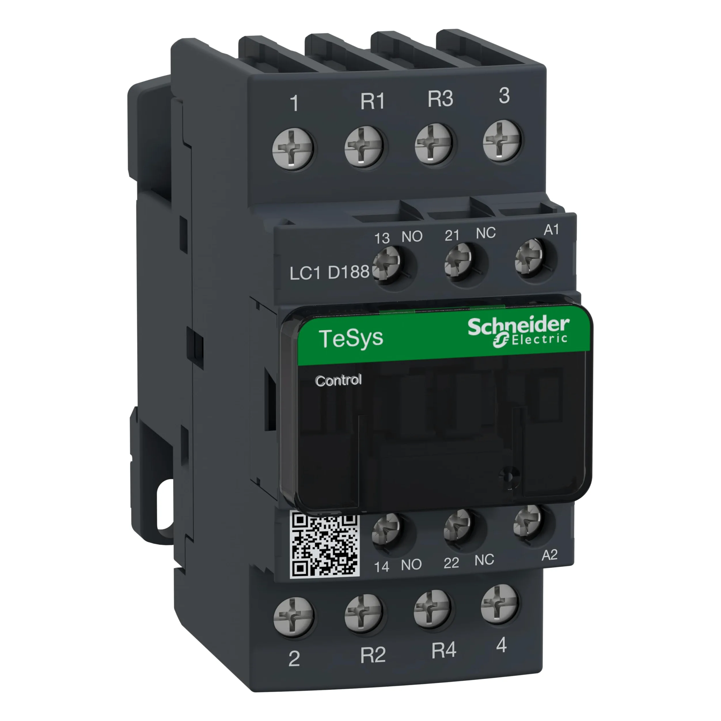 Schneider Electric LC1D188P7 TeSys D Contactor 4P(2NA + 2NC) AC-1 <=440 V, 32 A Bobina 230 V CA