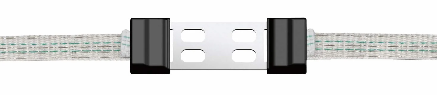 AKO pastos Cinta Conector Litz Clip 20 mm Acero Inoxidable 5 Unidades
