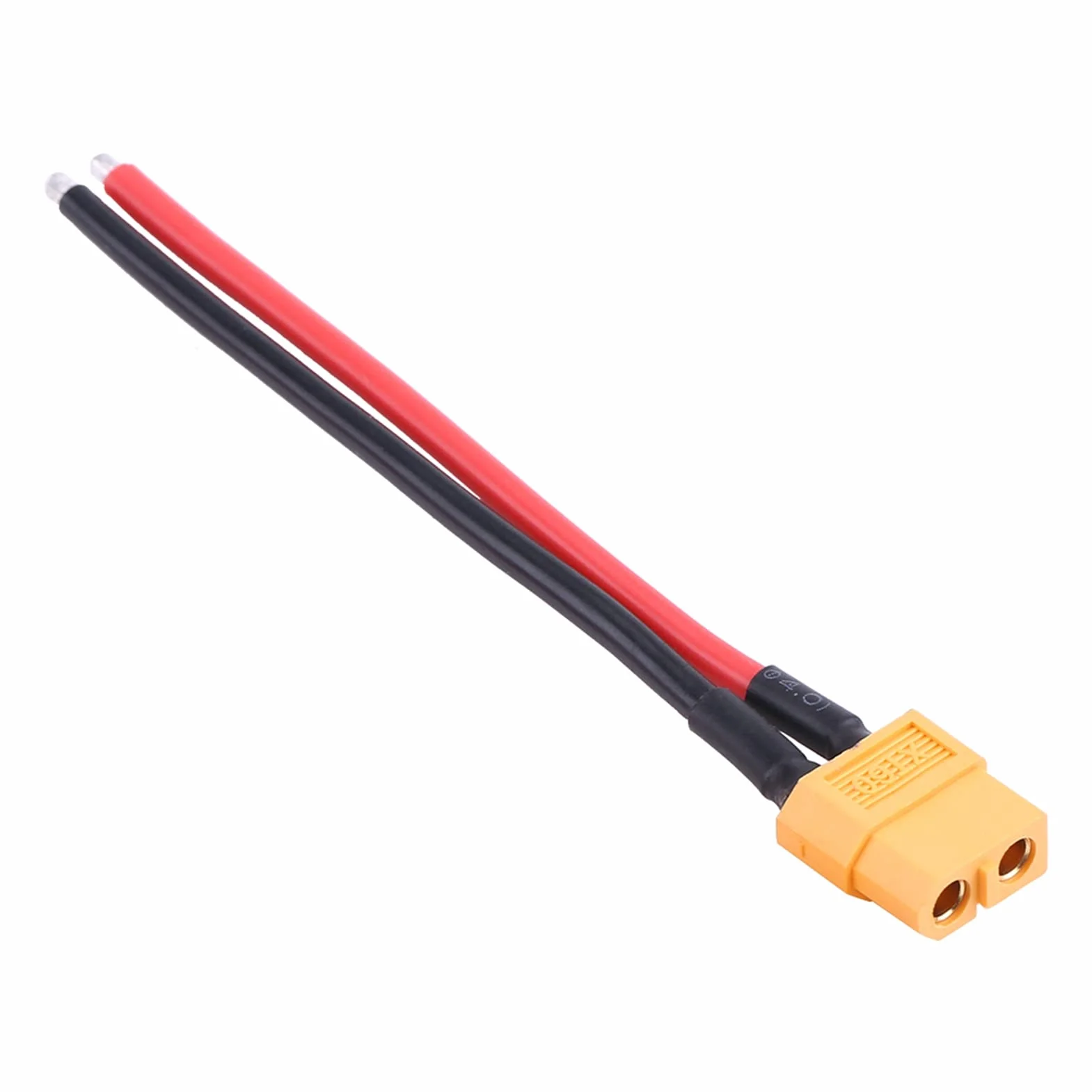 Xt60 Pigtail Macho y Hembra Enchufe 2 Piezas 14AWG Cable de Silicona para Conexiones de Batería RC