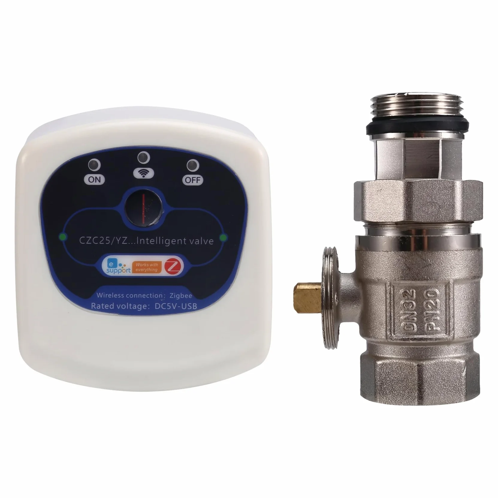 Controlador Inalámbrico de Válvula de Agua Inteligente con Wifi para Jardín Doméstico, Controlador de Apagado Automático DN25, Aplicación