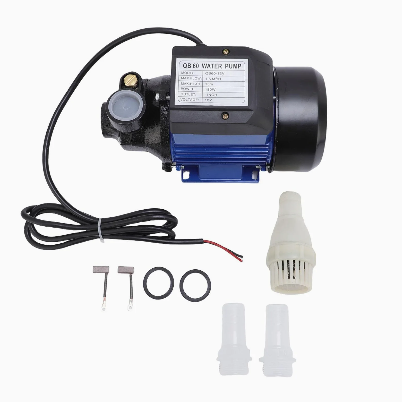 Topiky Bomba de Pozo Solar, Bomba de Refuerzo de Agua Eléctrica de 230 W, Salida de Entrada de 1 Pulgada, Motor de 3800 RPM, de Aspersión para Estanque de Riego de Jardín