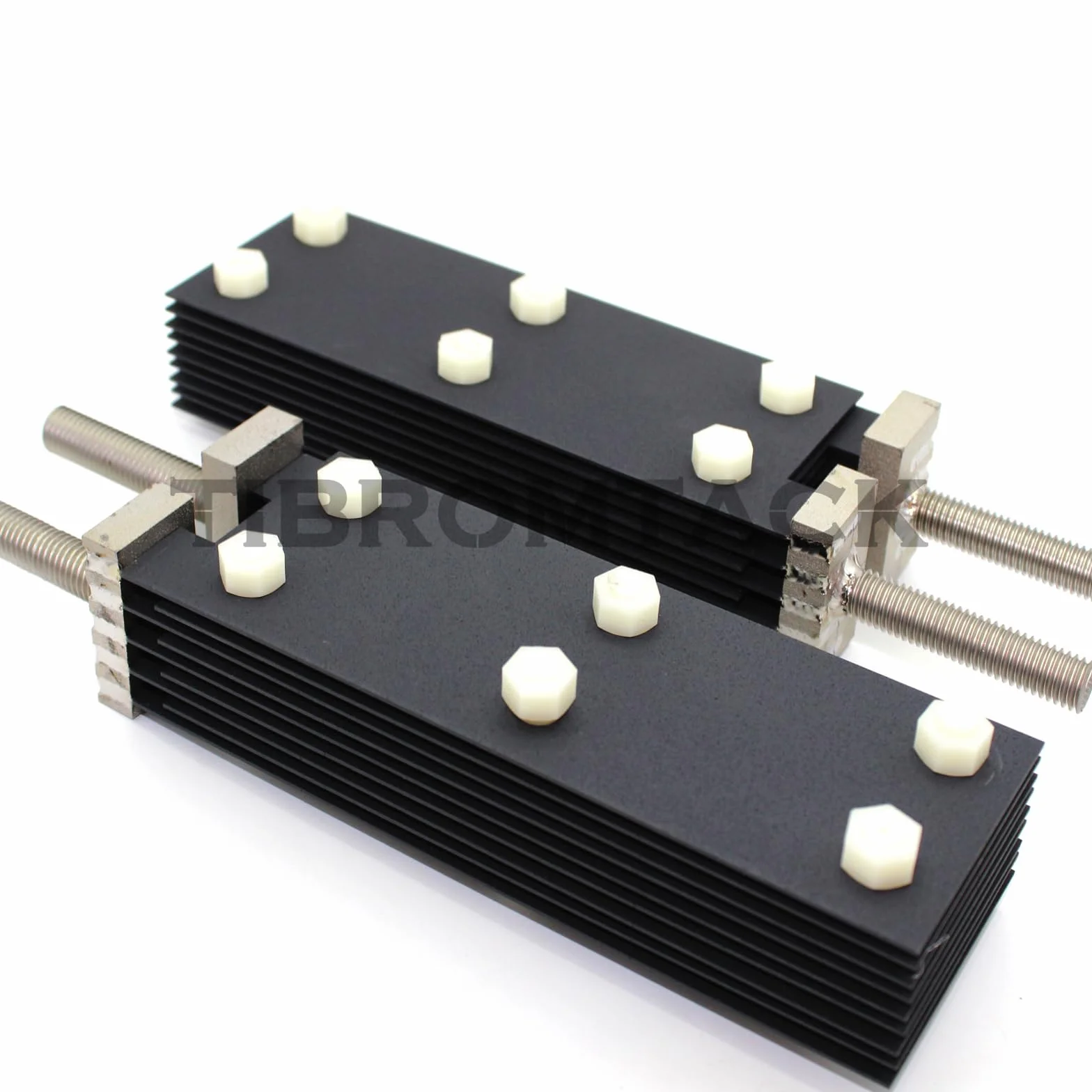 Conjunto de electrodos de titanio ánodo recubierto con revestimiento MMO Ru-Ir Electrodo tipo DSA para electrolizador de hidrógeno HHO