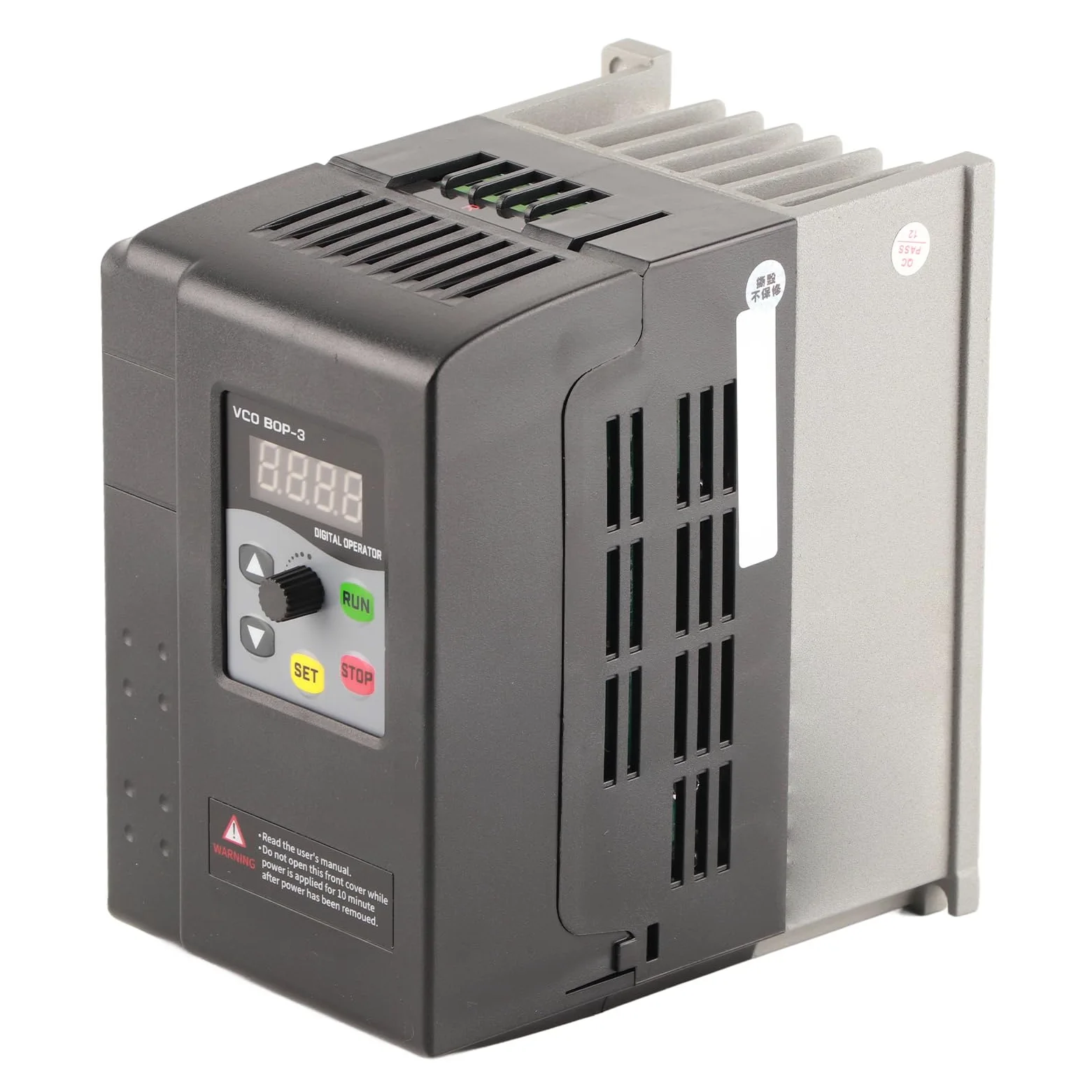 Convertidor Monofásico a Trifásico, Soporte de Variador de Frecuencia Variable Monofásico 220-240 V Ca Entrada Y Salida Trifásico 0-240 V Ca(2.2kw 9.5A)