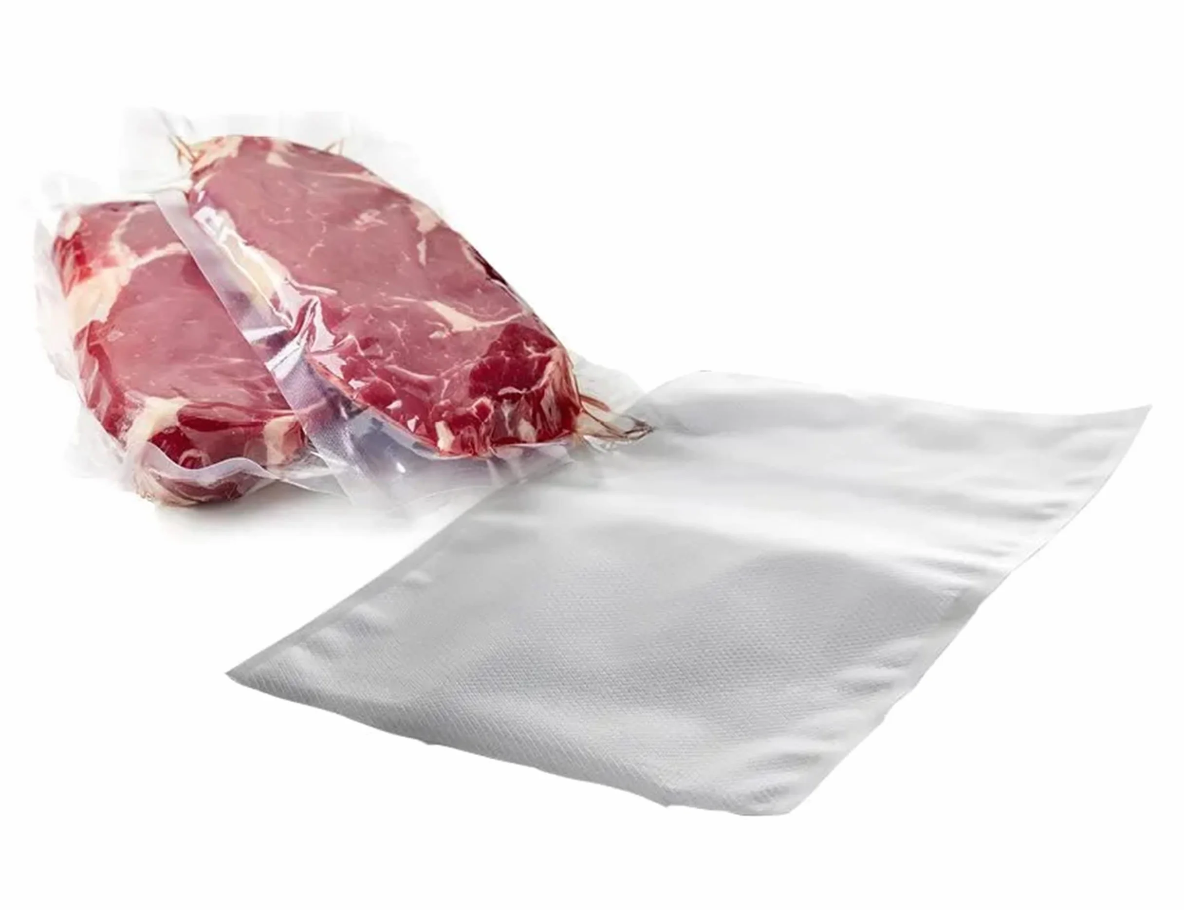 Bolsas al vacío para alimentos sin BPA, resistentes a roturas, aptas para microondas, 2 rollos 20 cm x 5 m