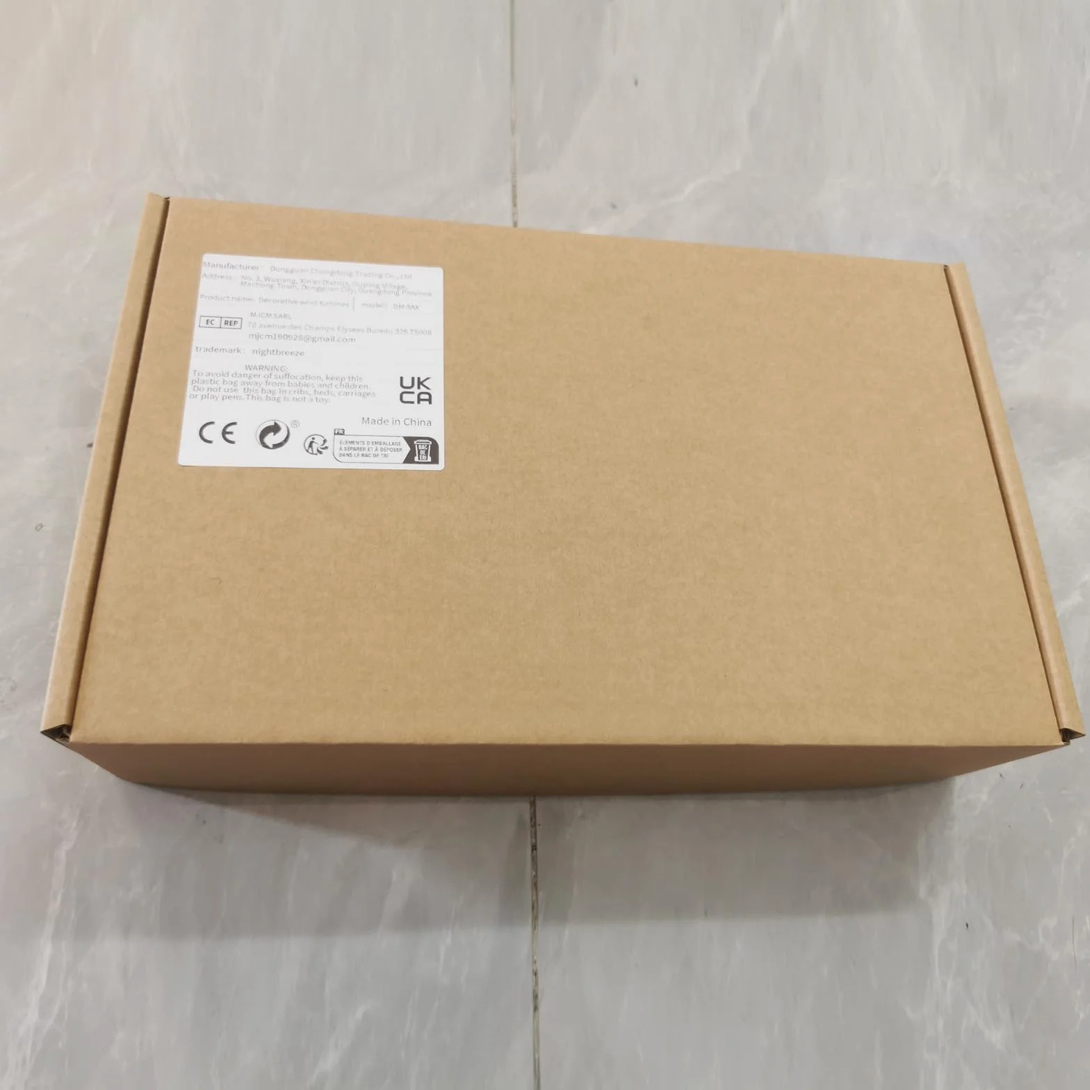 Kit de generador de turbina eólica pequeña DIY y Tira de luz, decoración de jardín para el Patio Trasero, Molino de Viento Giratorio Decorativo, diámetro de 18 Pulgadas