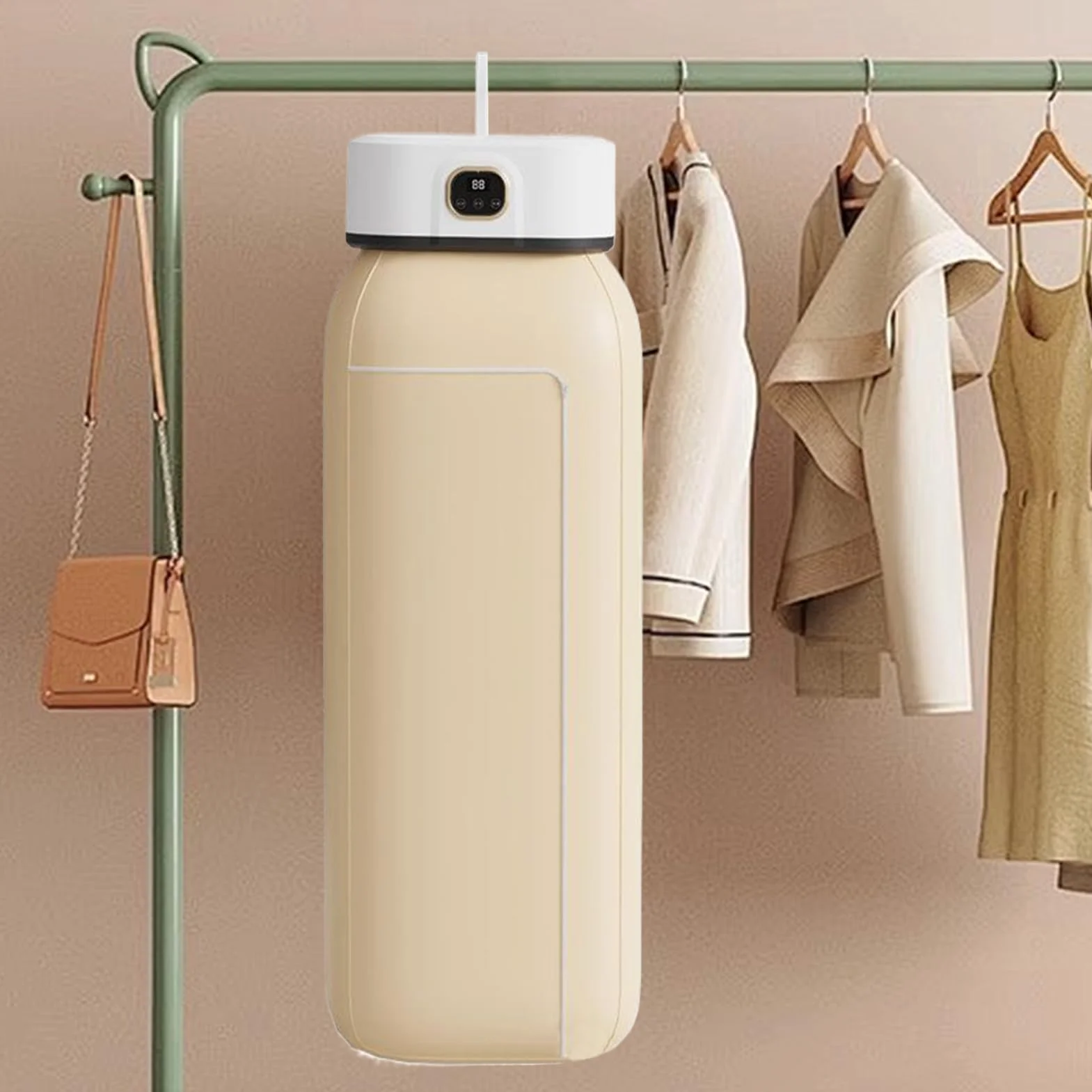 Secadora Portátil de Ropa Eléctrica Pequeña para Hogar Dormitorio Apartamento