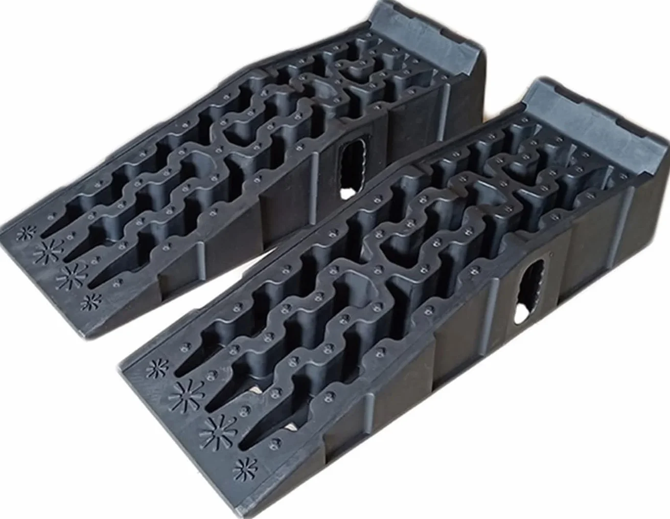 OMAC Rampa de nivelación y elevación de ruedas 11000lbs x 2 piezas