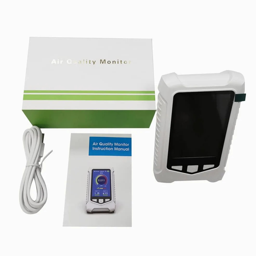 MARKELL Monitor de Calidad del Aire, Medidor de Prueba de AmoníAco LCD de 3,5 Pulgadas NH3 Probador de ConcentracióN Detector de AmoníAco Dispositivo de Alarma de AmoníAco