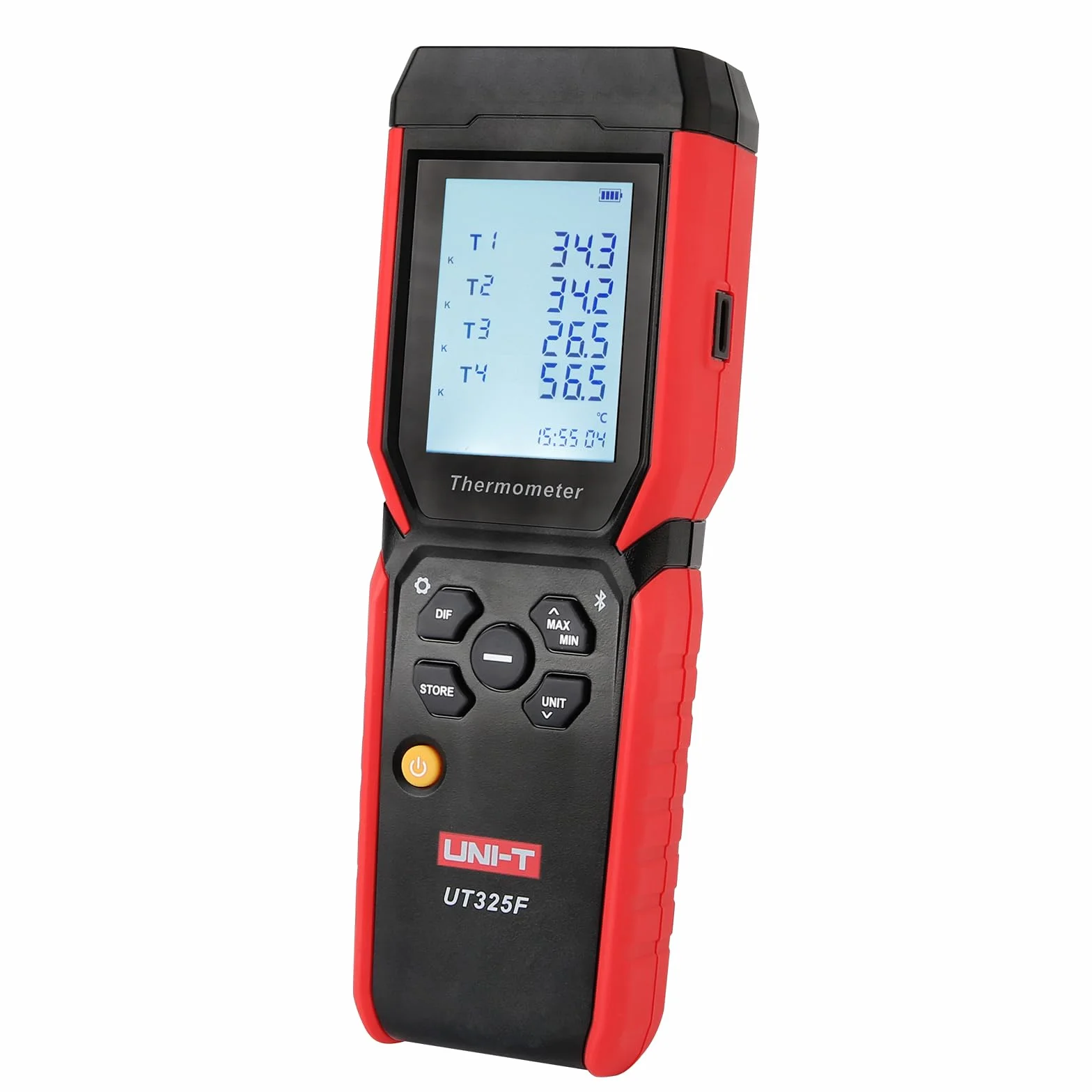 Termómetro inteligente Bluetooth UT325F 4 canales tipo K J T E R S N