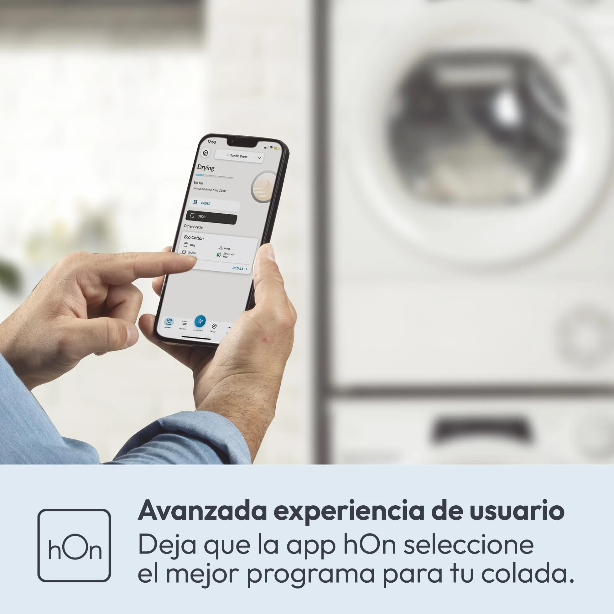 Candy Smart Pro Inverter CRO EH10N2TE-S Secadora 10KG Bomba de Calor WiFi Blanco