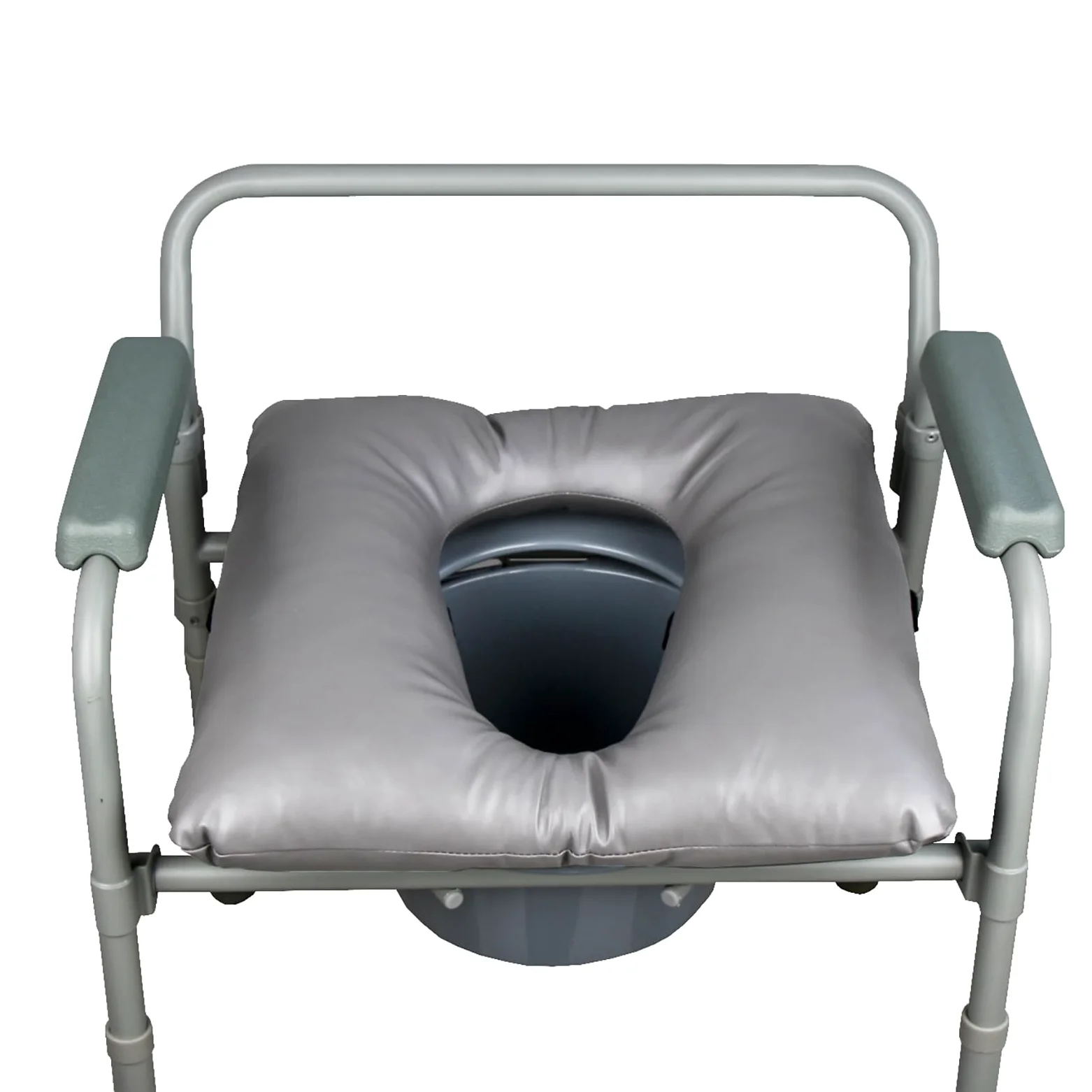 Cojín suave para asiento de inodoro, funda gruesa de poliuretano con correas de fijación para silla de inodoro, calentador de asiento de inodoro lavable para adultos mayores