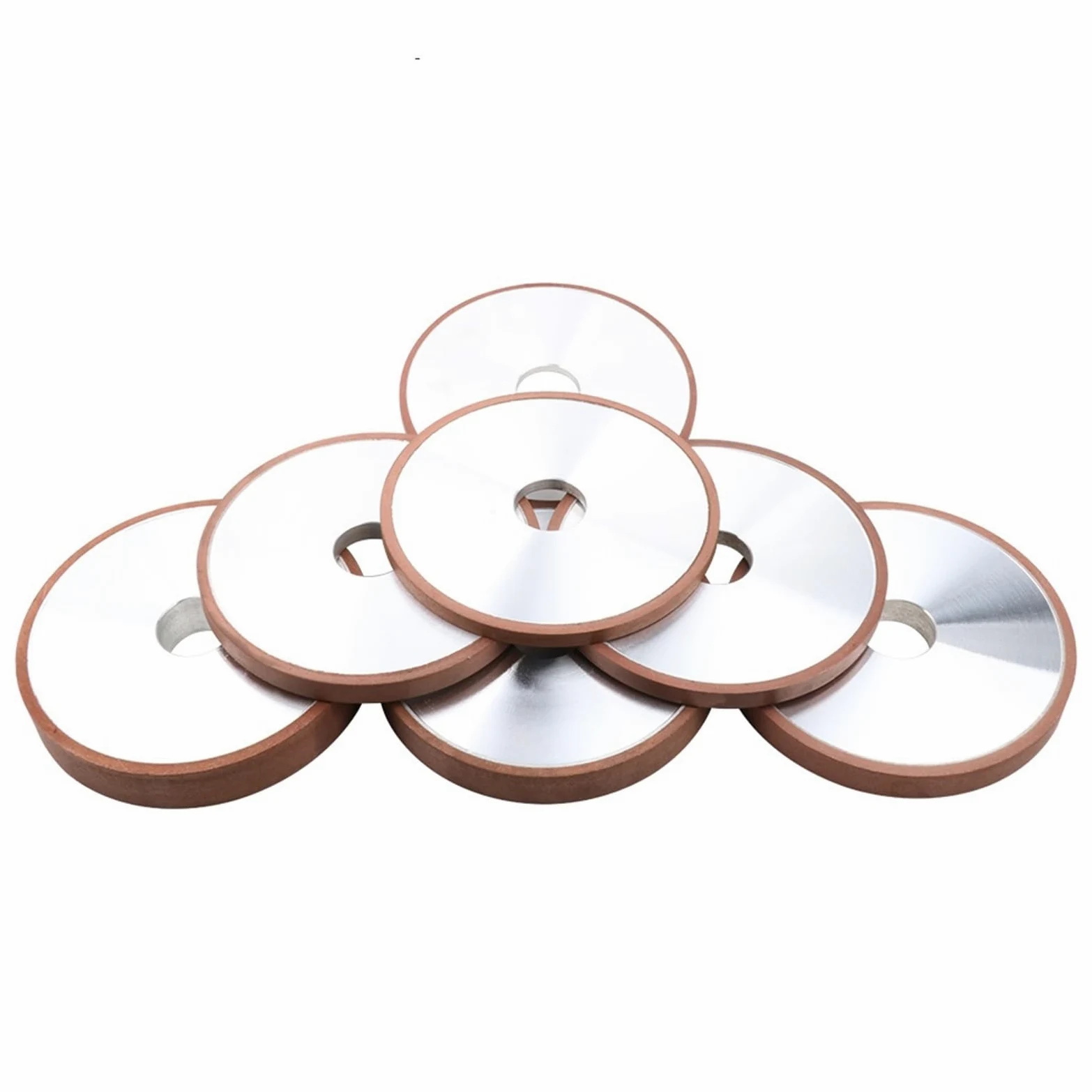 Muela de diamante de 150 mm - Disco de pulido plano con resina de 6-25 mm de espesor, for rectificado de precisión y desbaste.(150Grit 150x12mm)