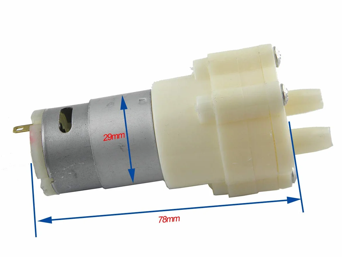 CHANCS 385 Bomba de diafragma autocebante DC 6V-12V para acuario 100V-240V