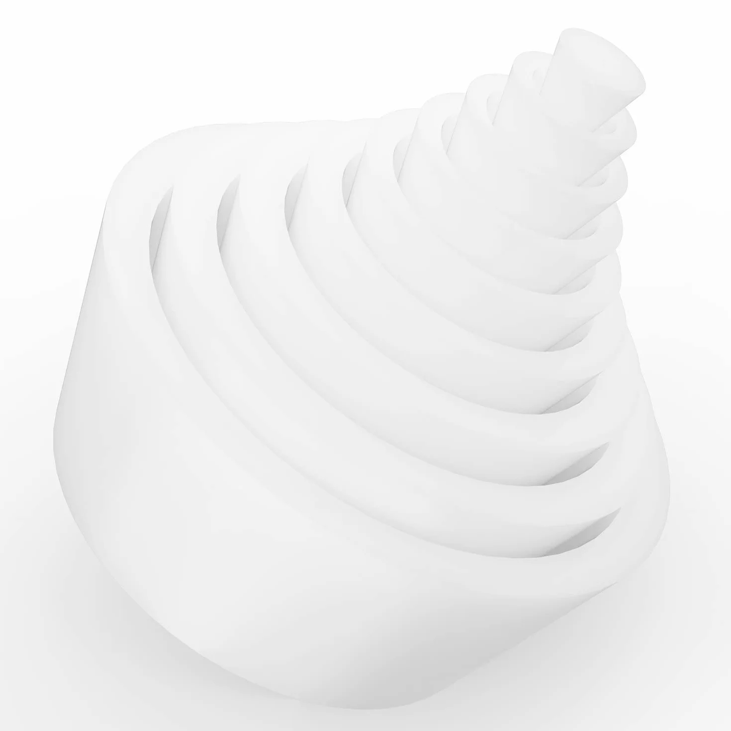 Stonylab Conos Adaptadores de Filtro Silicona 9PK Collar Cónico Duradero Tapón de Silicona Juego de Adaptadores de Conos Matraz de Embudo Buchner Blanco