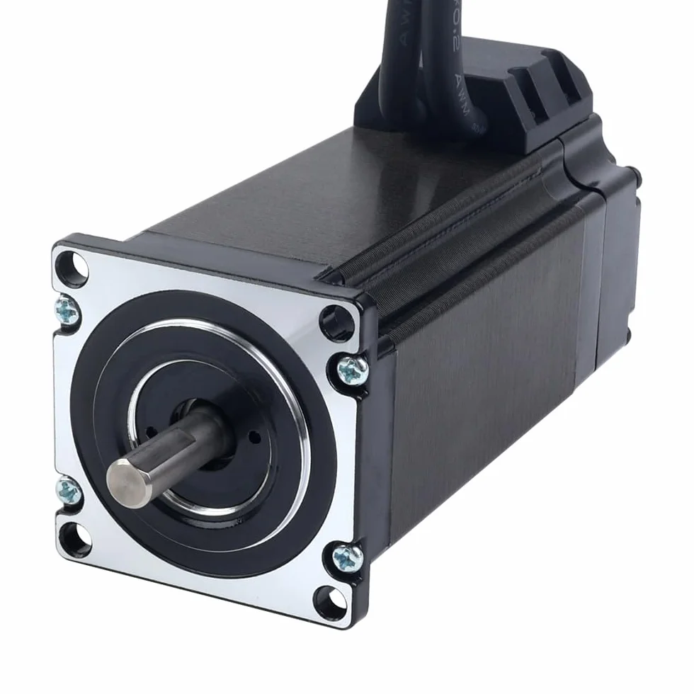 STEPPERONLINE Motor paso a paso de bucle cerrado de 1 eje CNC KIT 3.0 Nm/4225 onzas en 5.0A Nema 23 Motor con cables de 1.5 metros y controlador paso a paso de bucle cerrado de 0-7.0 A 24-50 V CC